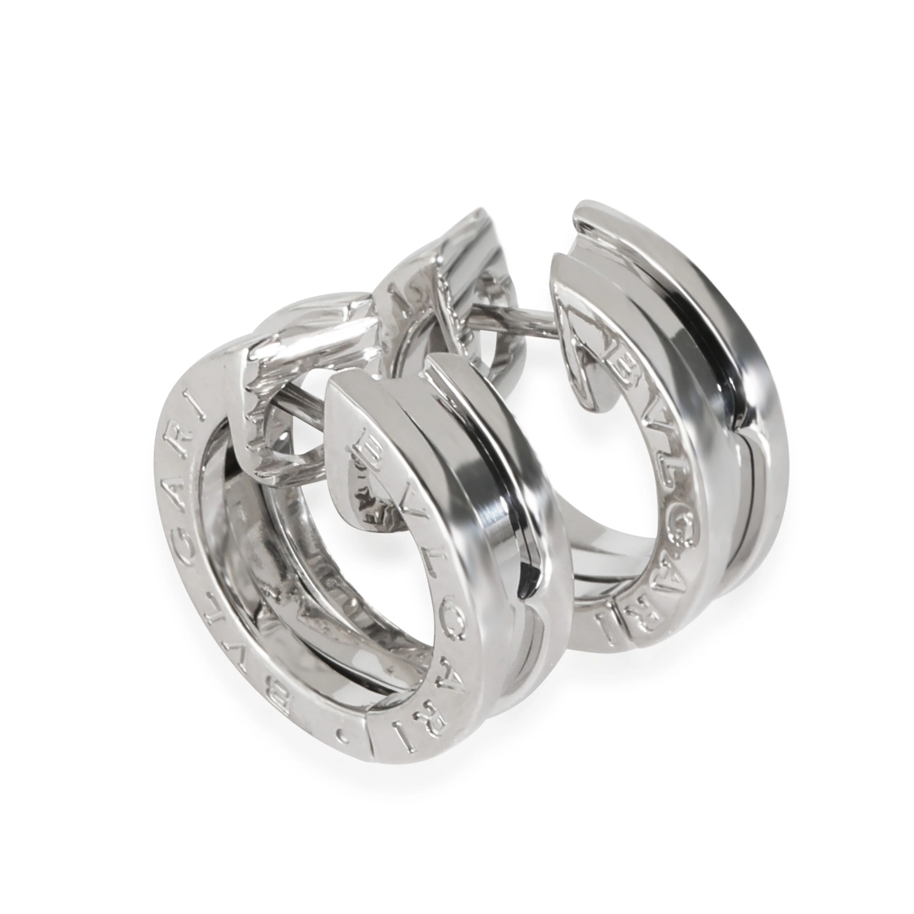 B.zero1 Earring in 18k White Gold - Image 2