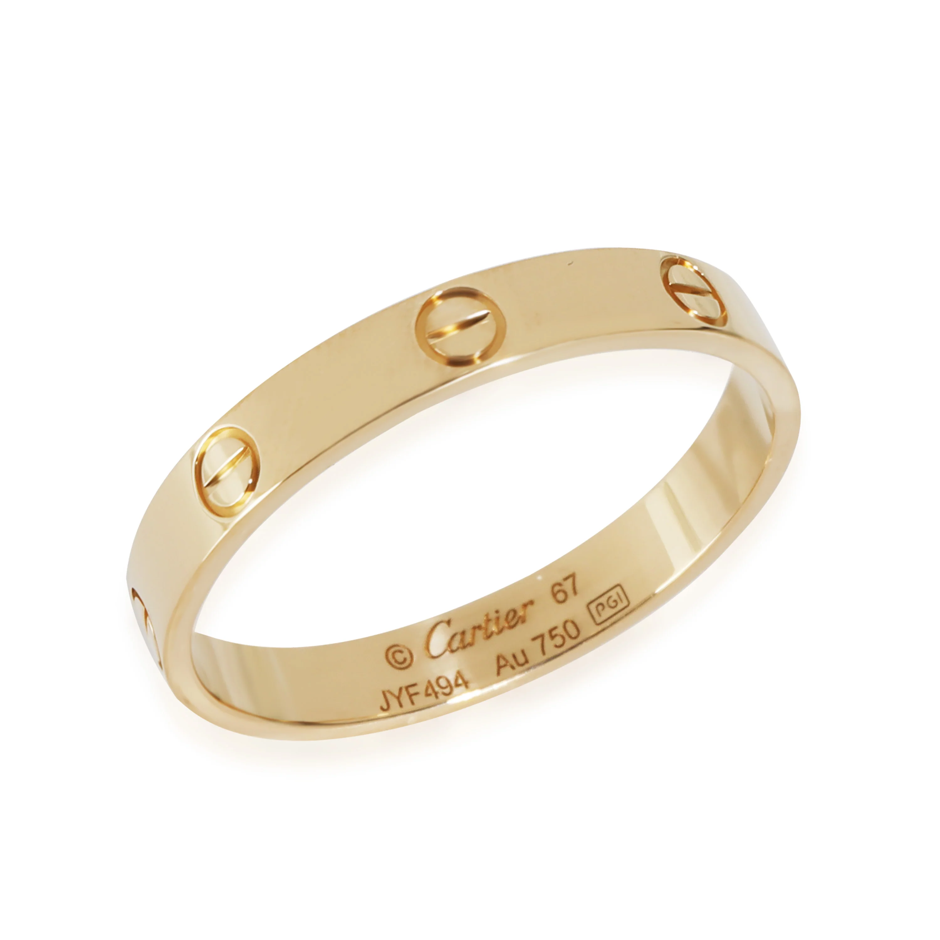 Love Wedding Band (Yellow Gold) - Image 2