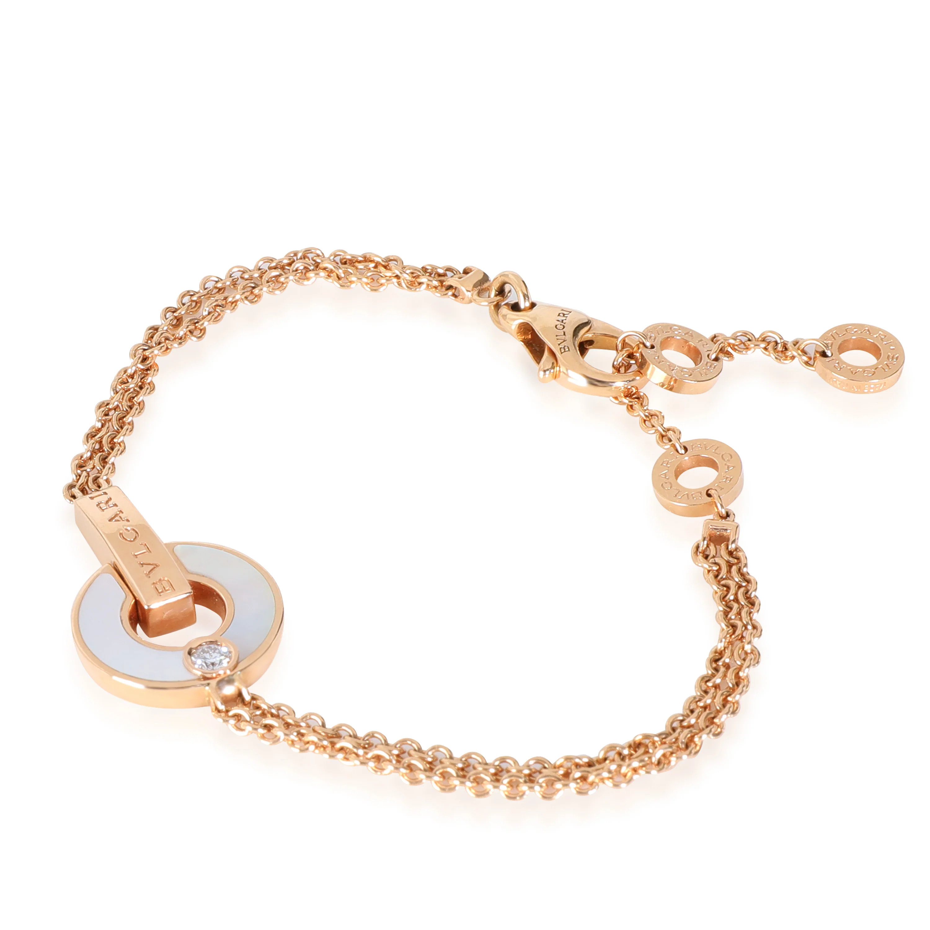 Bvlgari Bvlgari Bracelet in 18k Rose Gold 0.06 CTW - Image 2
