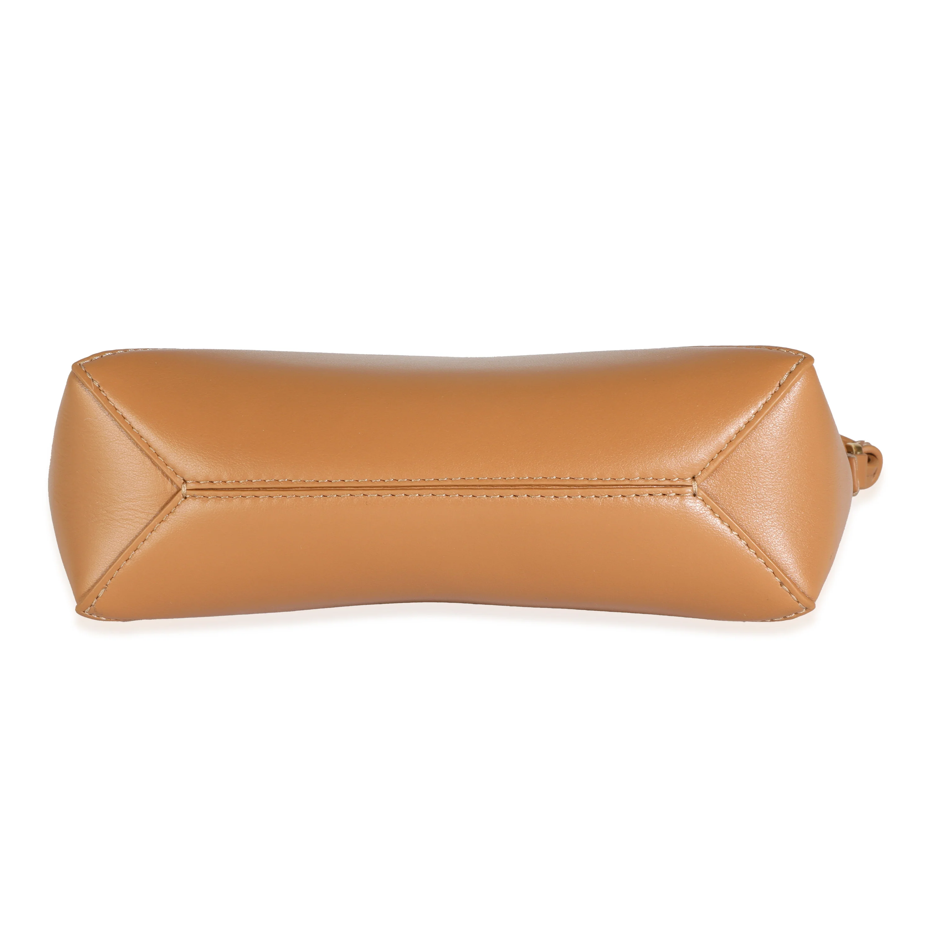 Warm Dessert Calfskin Puzzle Fold Pouch - Image 5