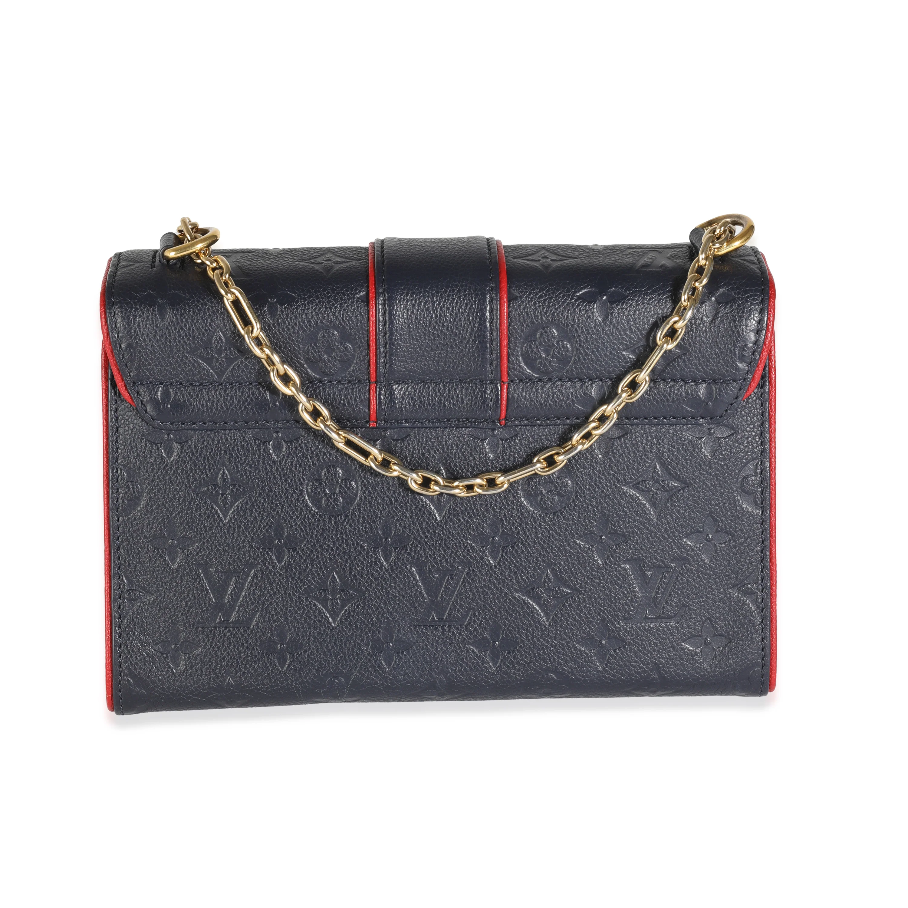 Marine Rouge Monogram Empreinte Saint Sulpice PM - Image 4