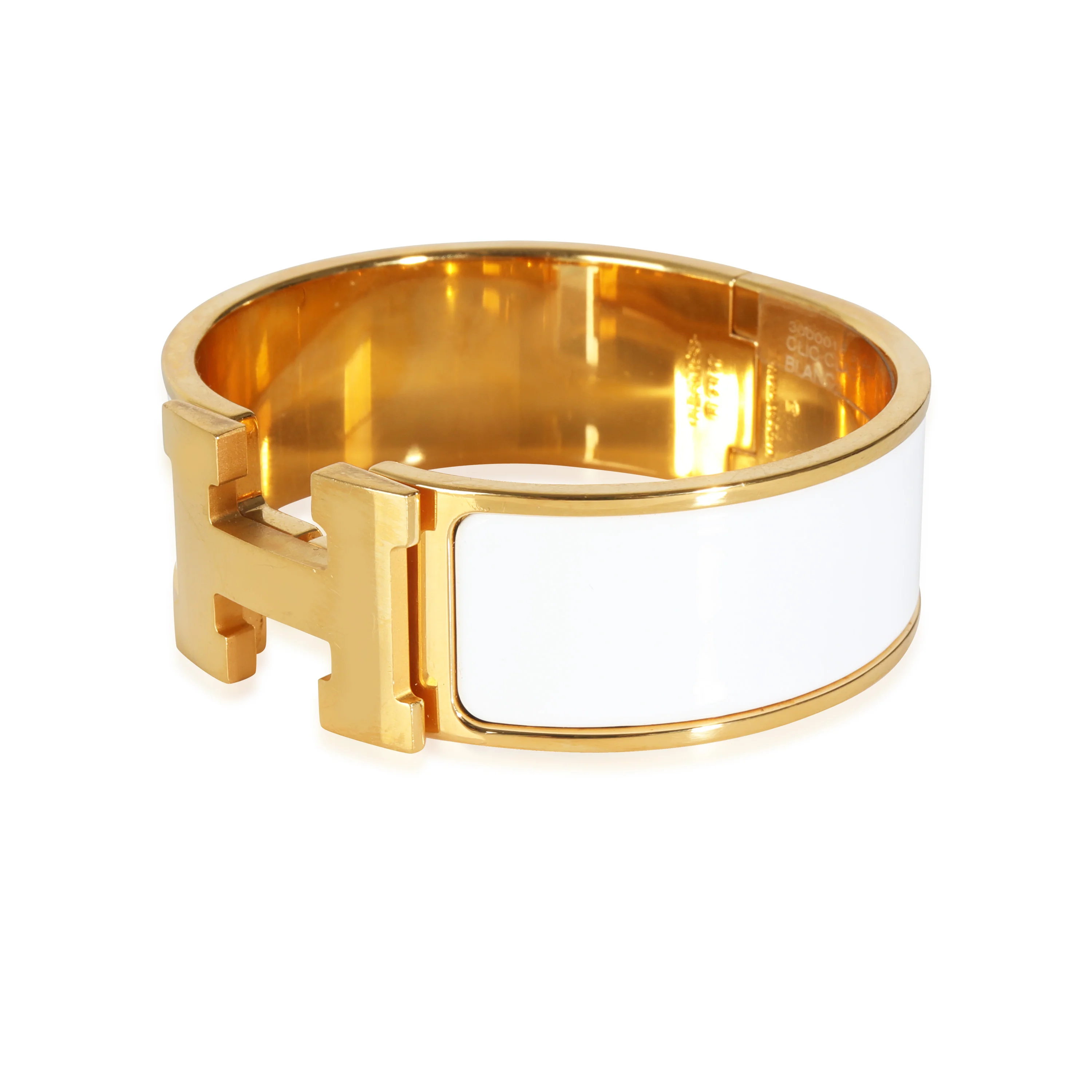 Hermes Clic Clac Bracelet In Blanco, PM - Image 2