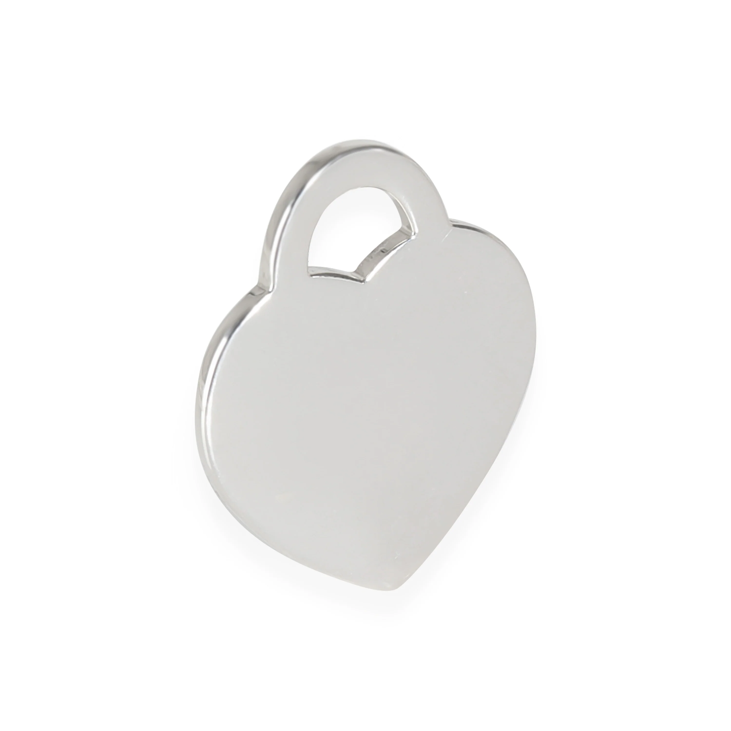 Small Heart Charm in Sterling Silver - Image 3