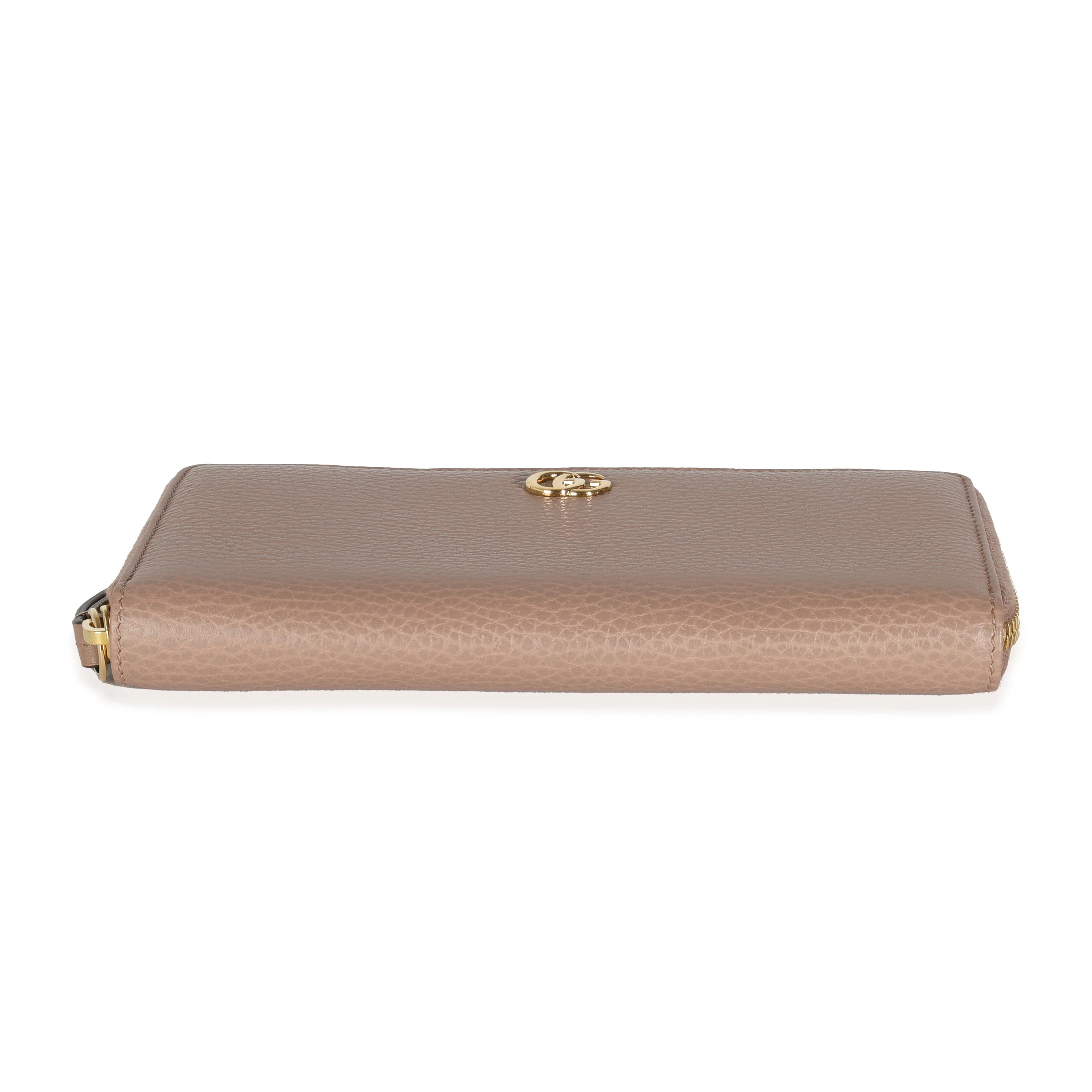 Pink Calfskin GG Marmont Zip Around Wallet - Image 5