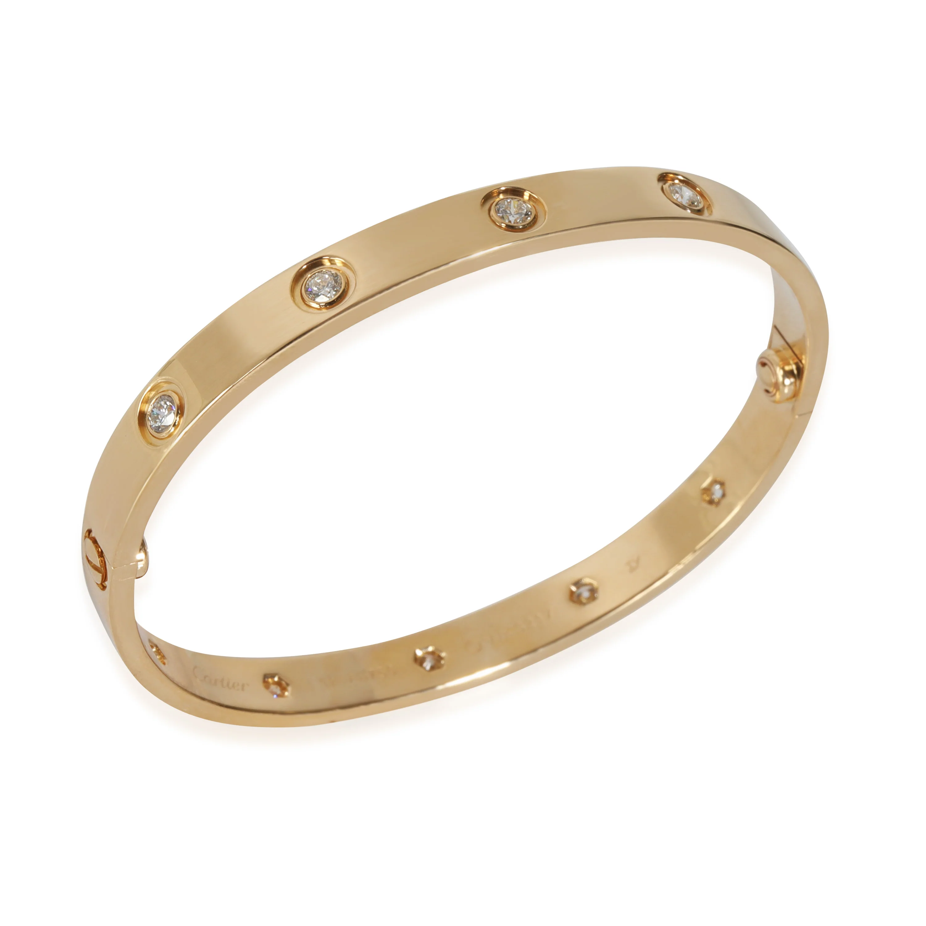 Love Bracelet, Diamonds (Yellow Gold) - Image 3