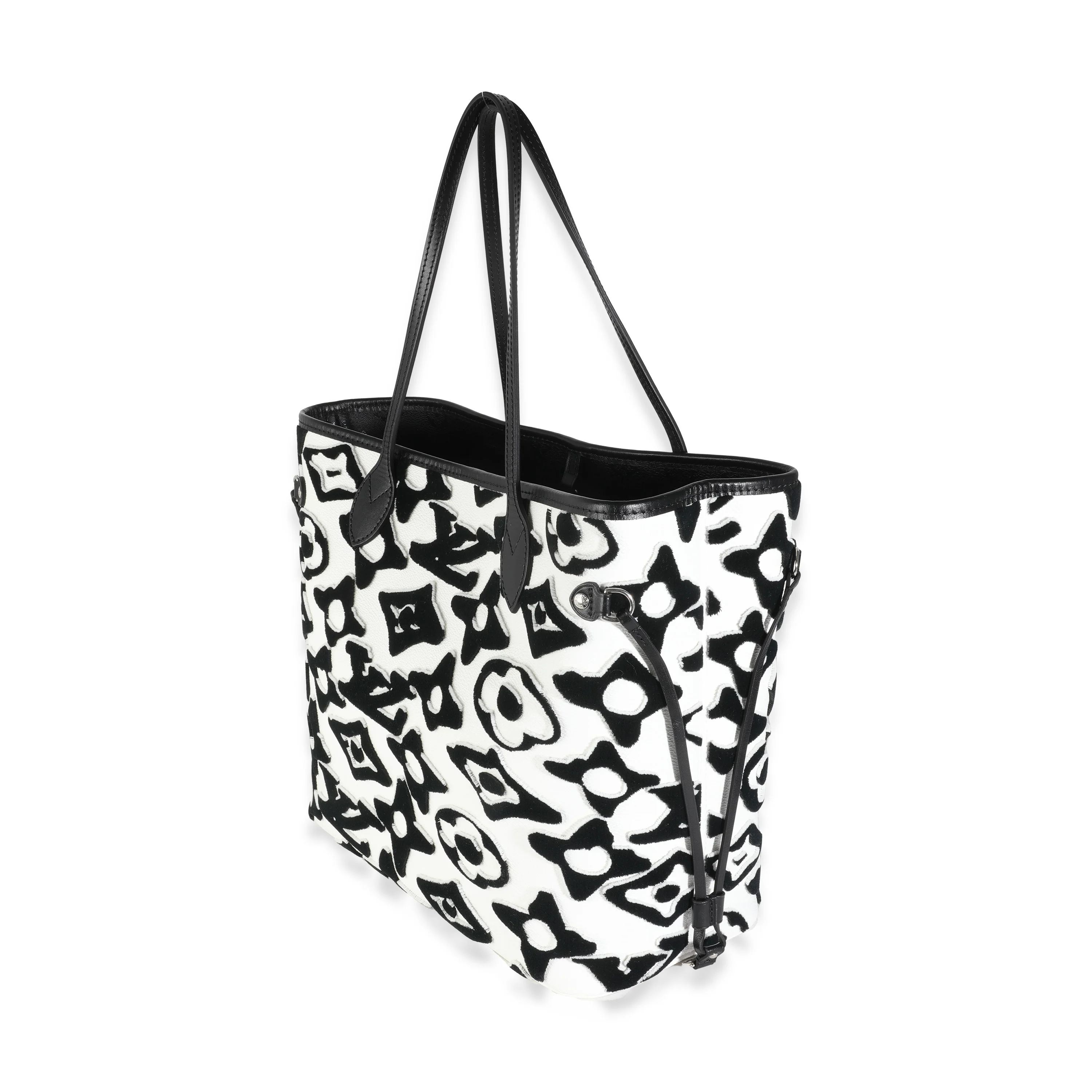 x UF Black White Tufted Monogram Neverfull MM - Image 2