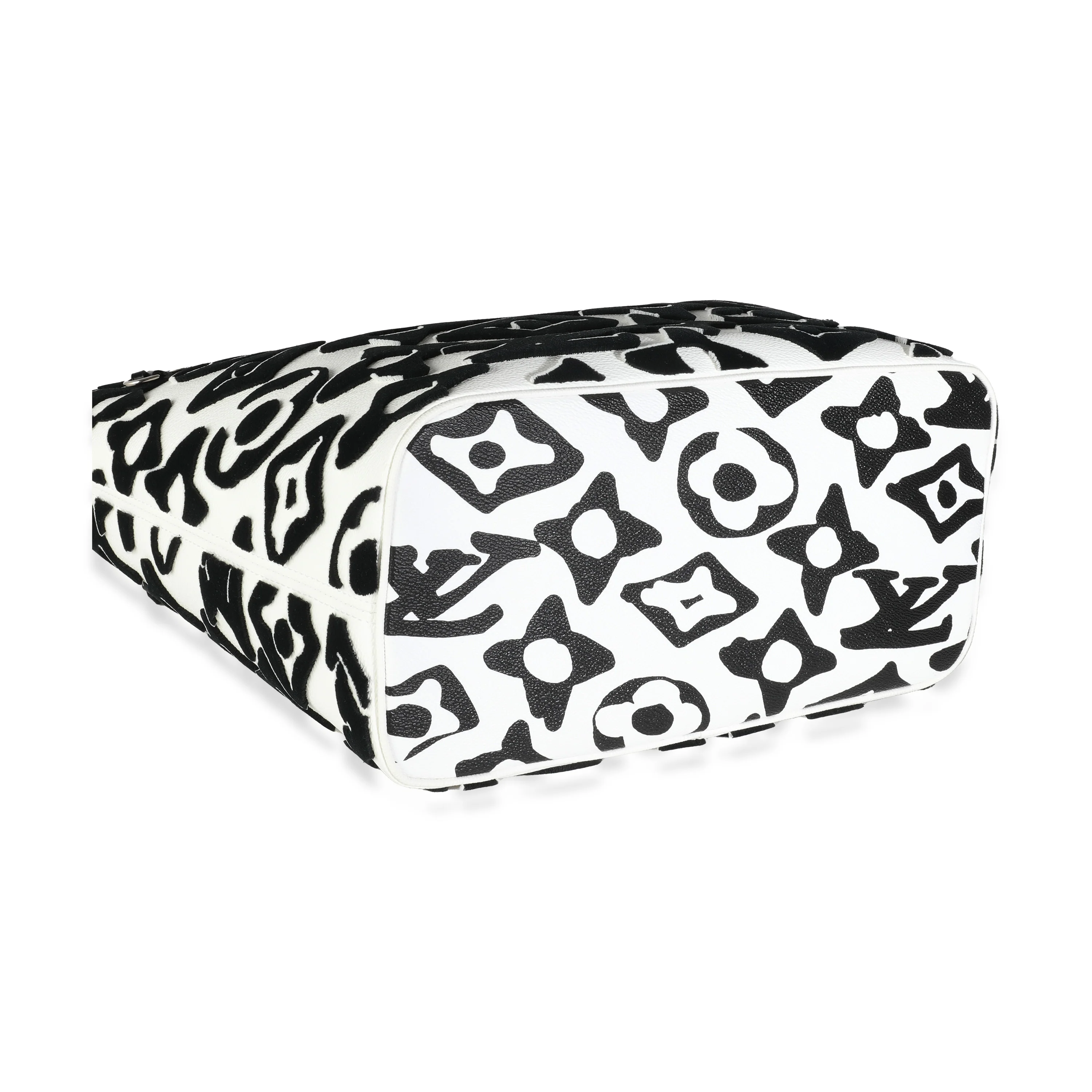 x UF Black White Tufted Monogram Neverfull MM - Image 8