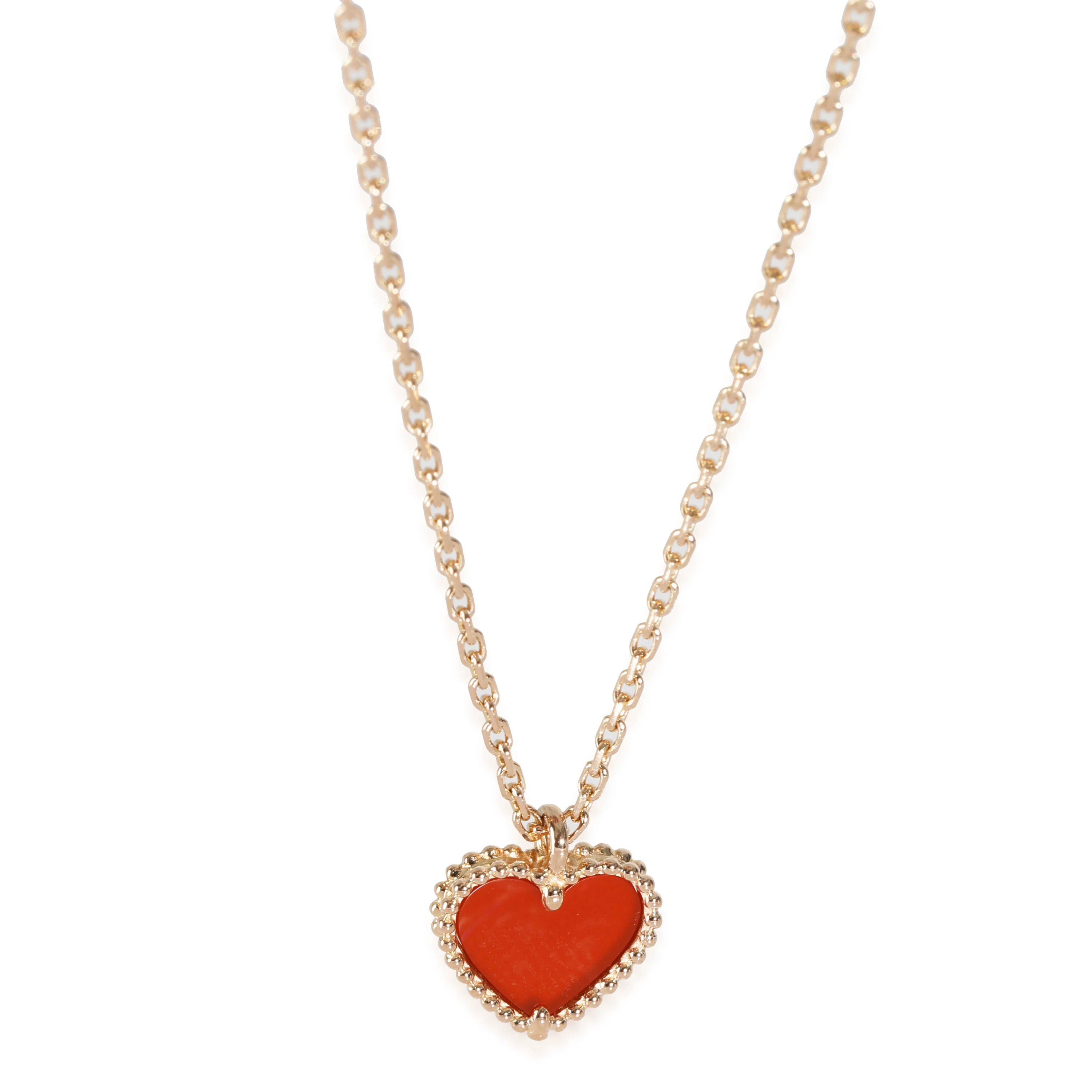 Sweet Hearts Pendant Necklace In 18K Rose Gold