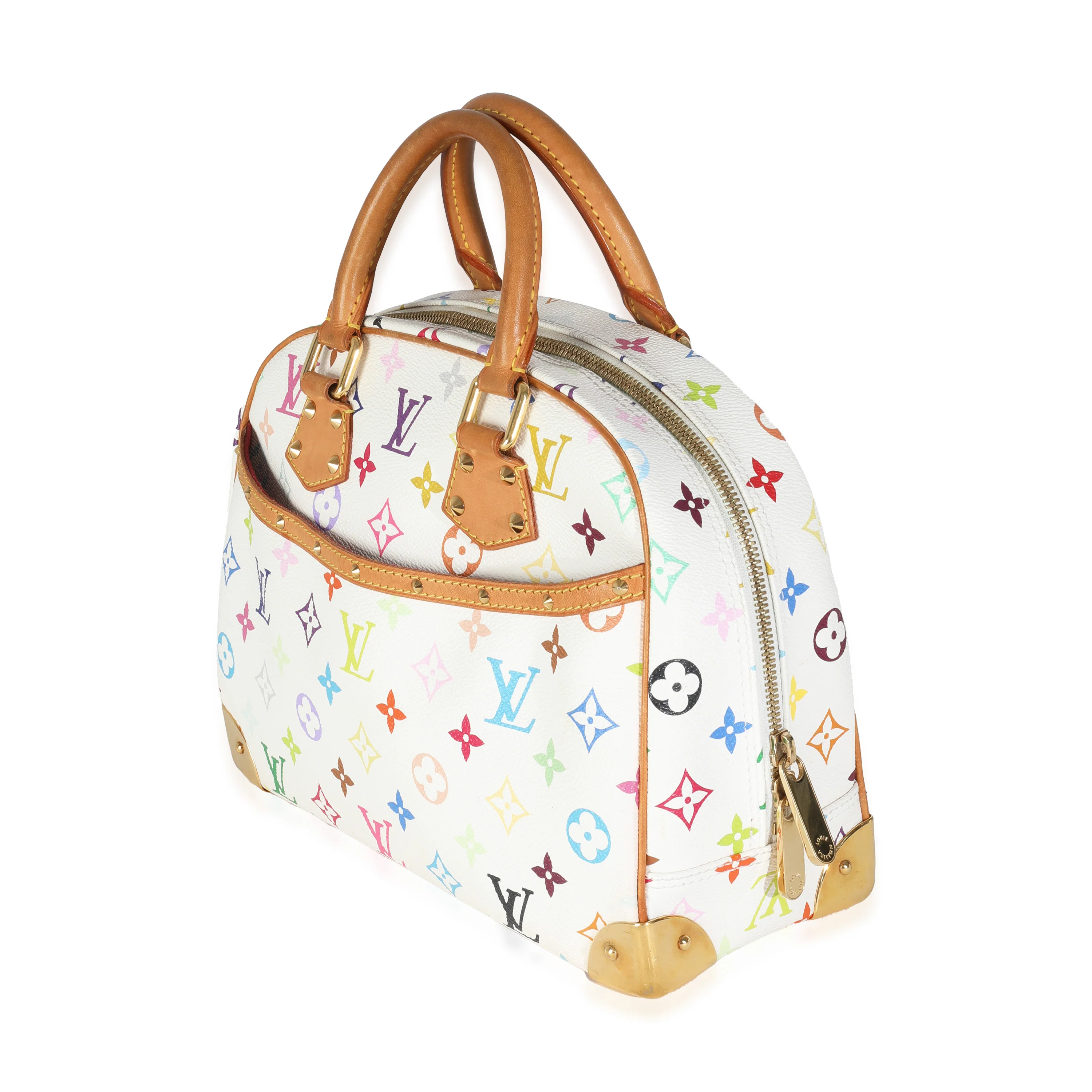 White Monogram Multicolore Canvas Trouville - Image 2