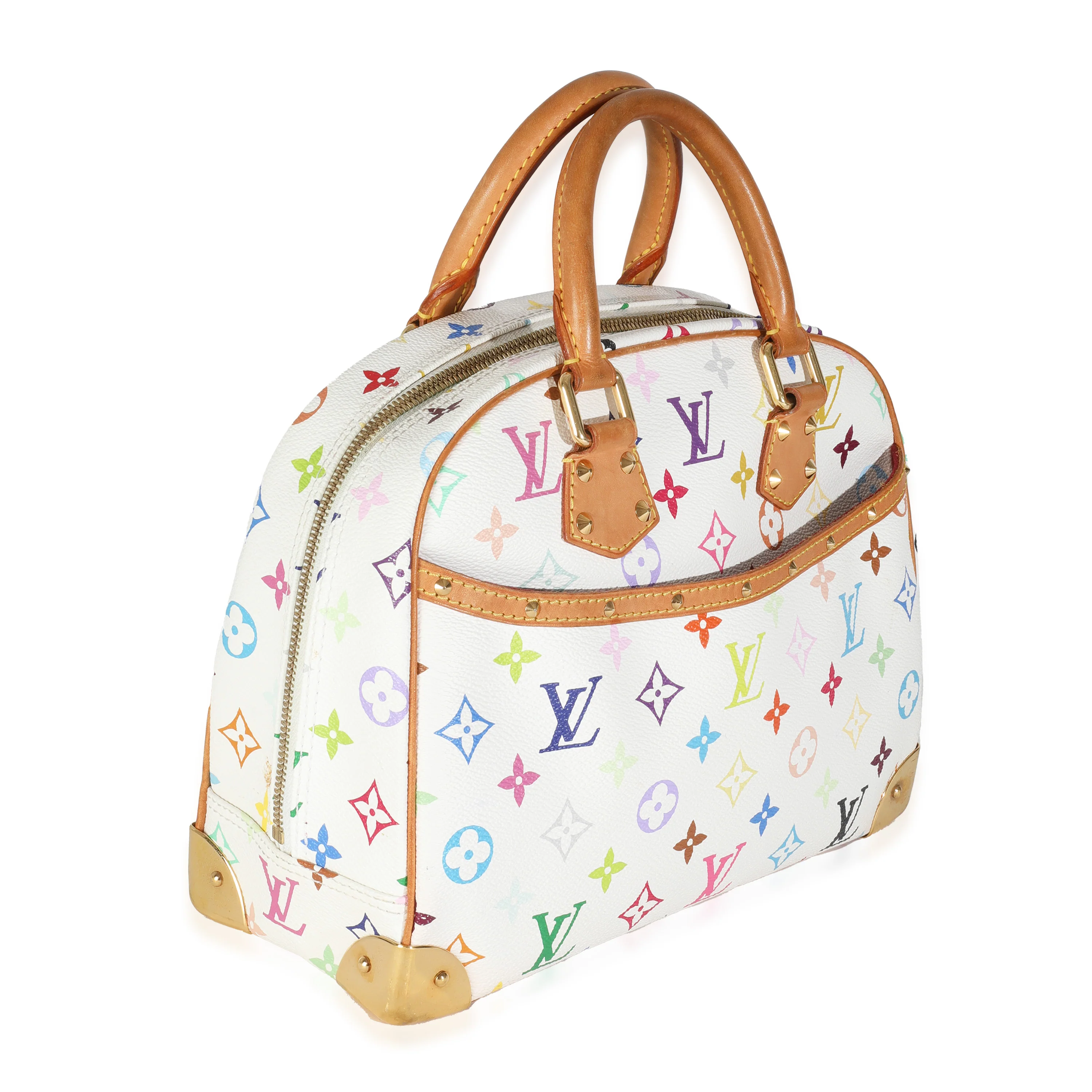 White Monogram Multicolore Canvas Trouville - Image 3