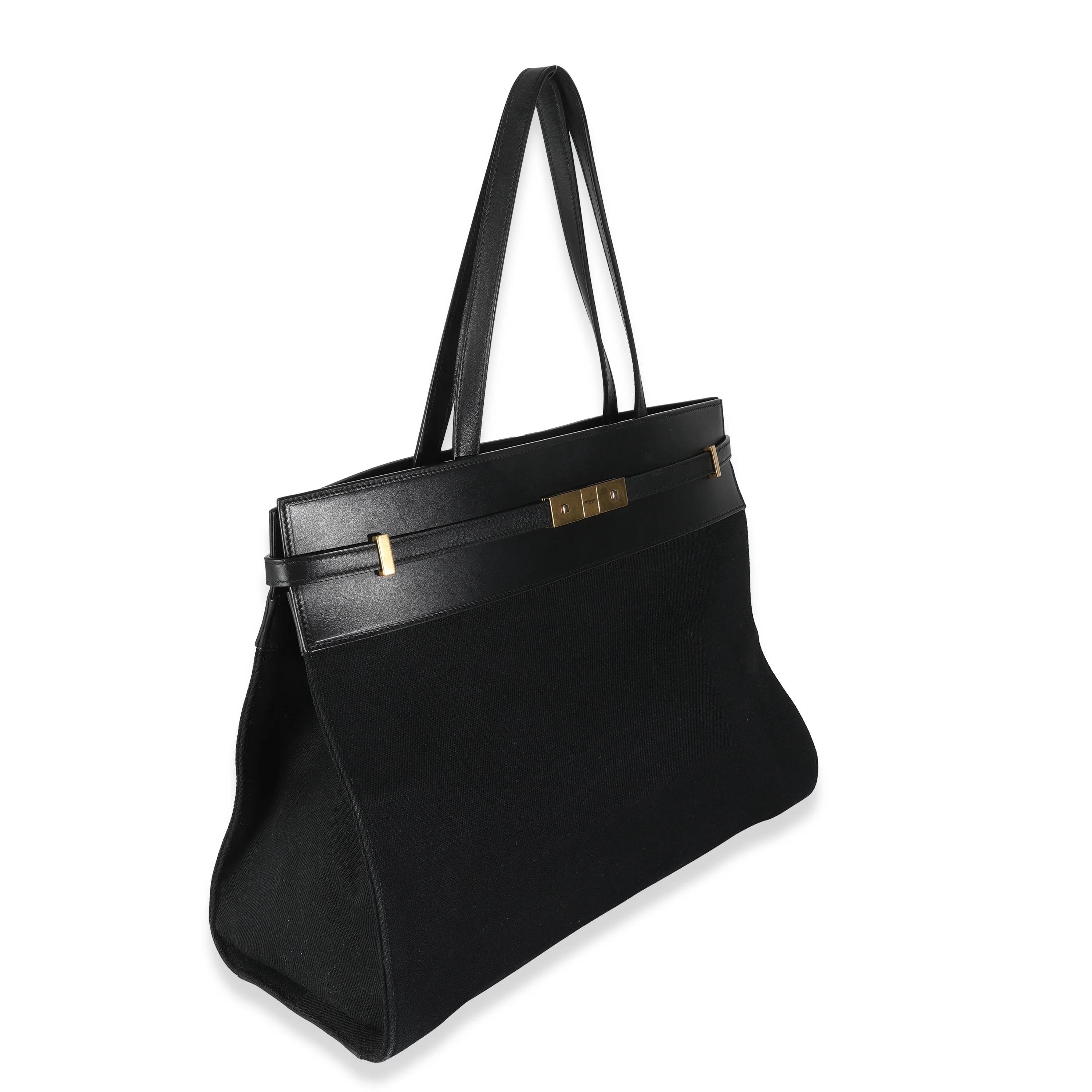 Black Canvas Manhattan Tote - Image 3