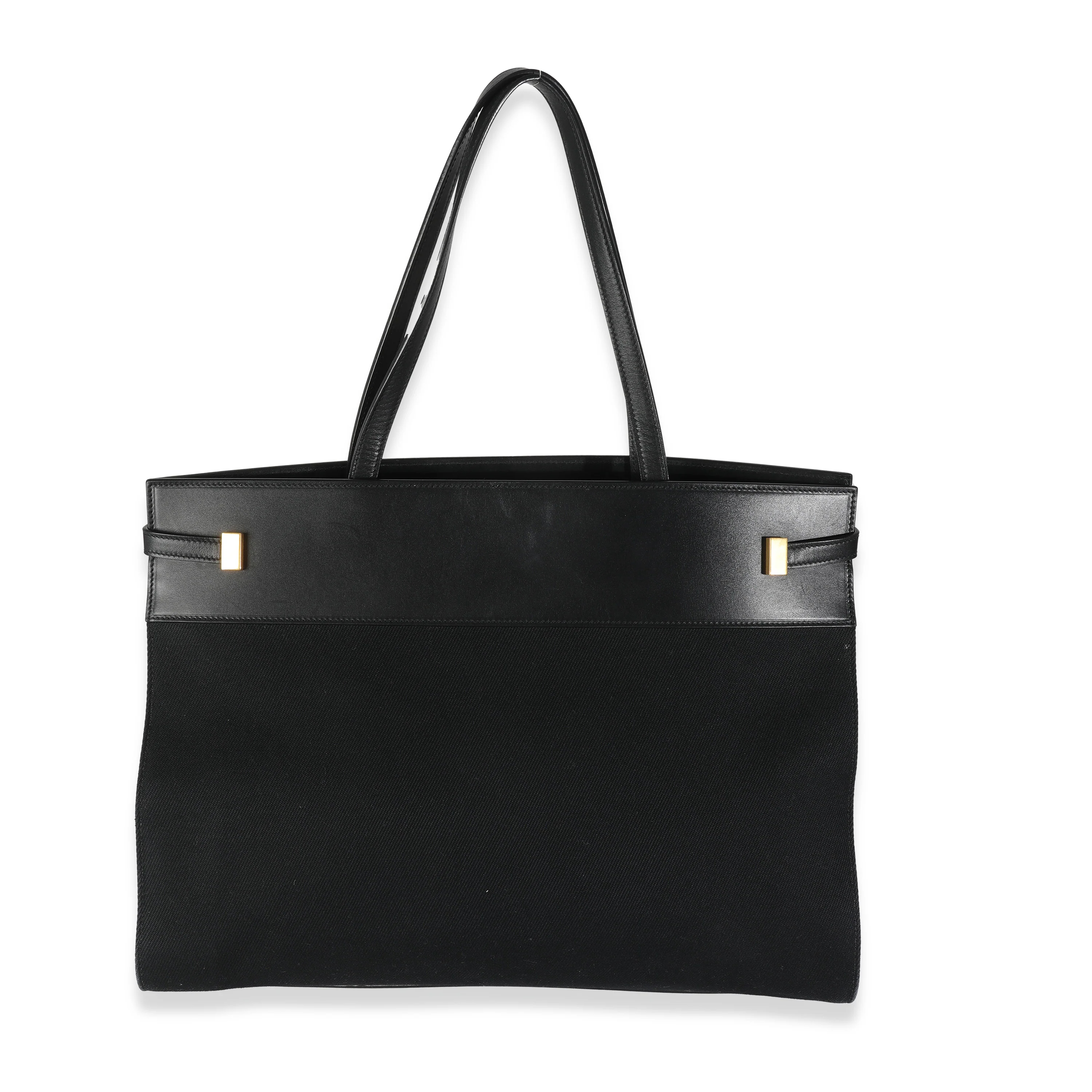 Black Canvas Manhattan Tote - Image 4