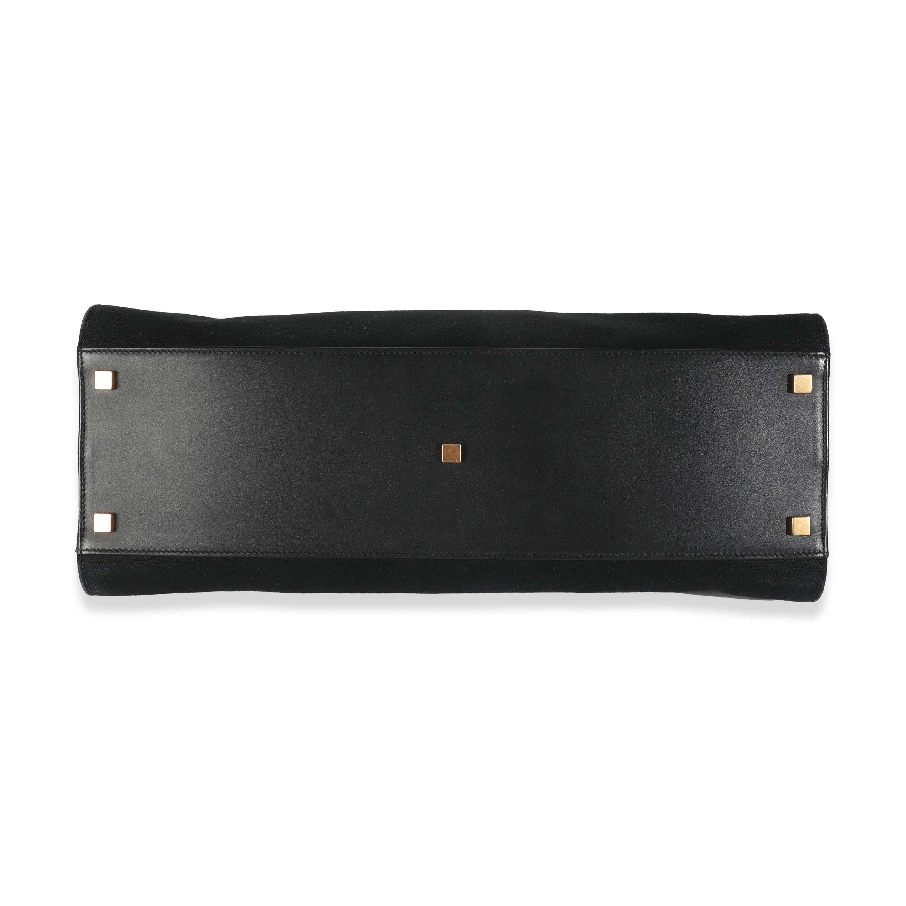 Black Canvas Manhattan Tote - Image 5