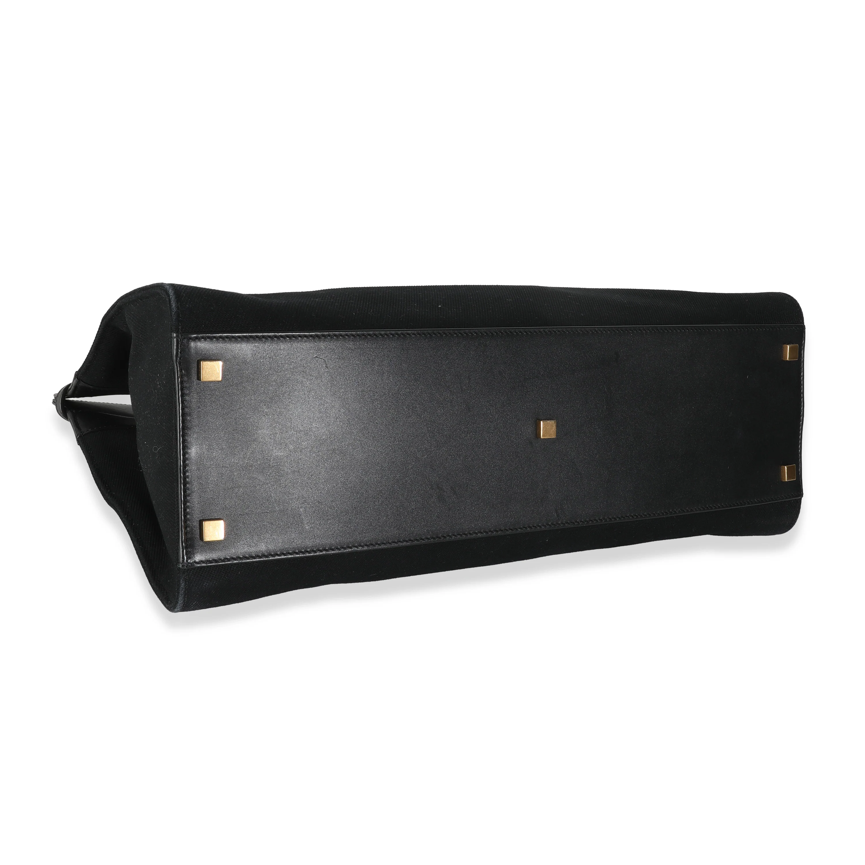 Black Canvas Manhattan Tote - Image 6