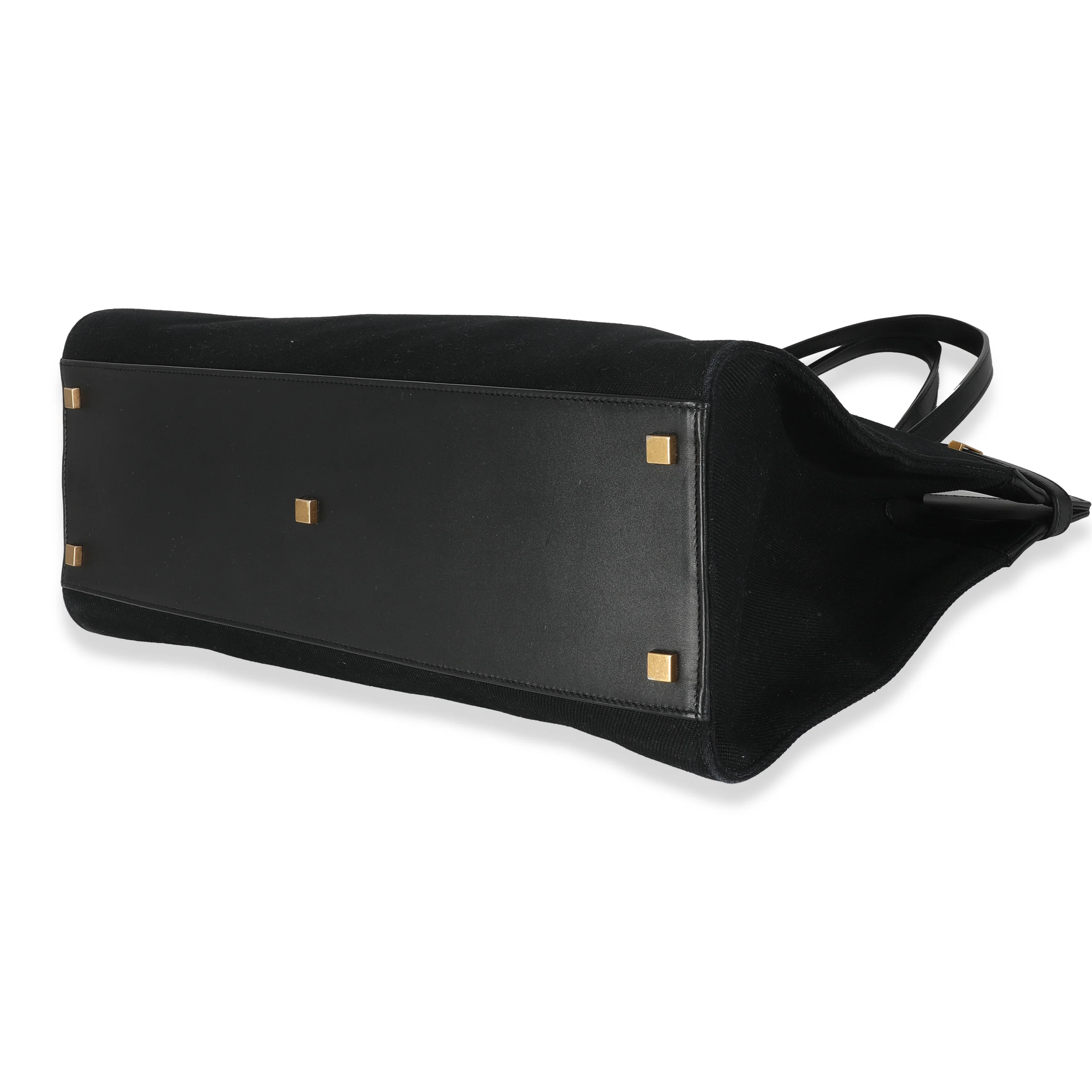 Black Canvas Manhattan Tote - Image 7