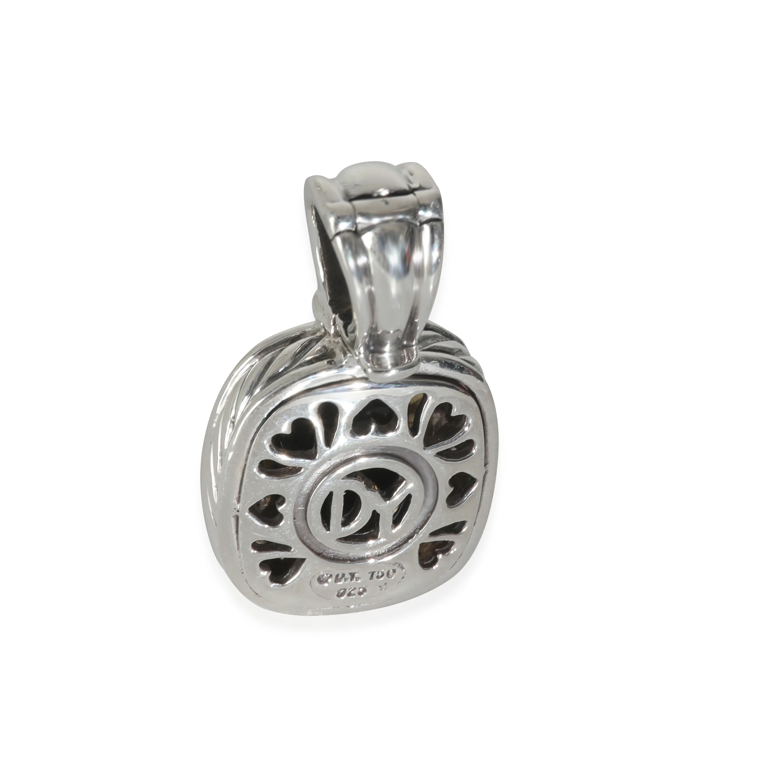 Albion Onyx Diamond Pendant in 18k Yellow Gold/Sterling Silver 0.33 - Image 3