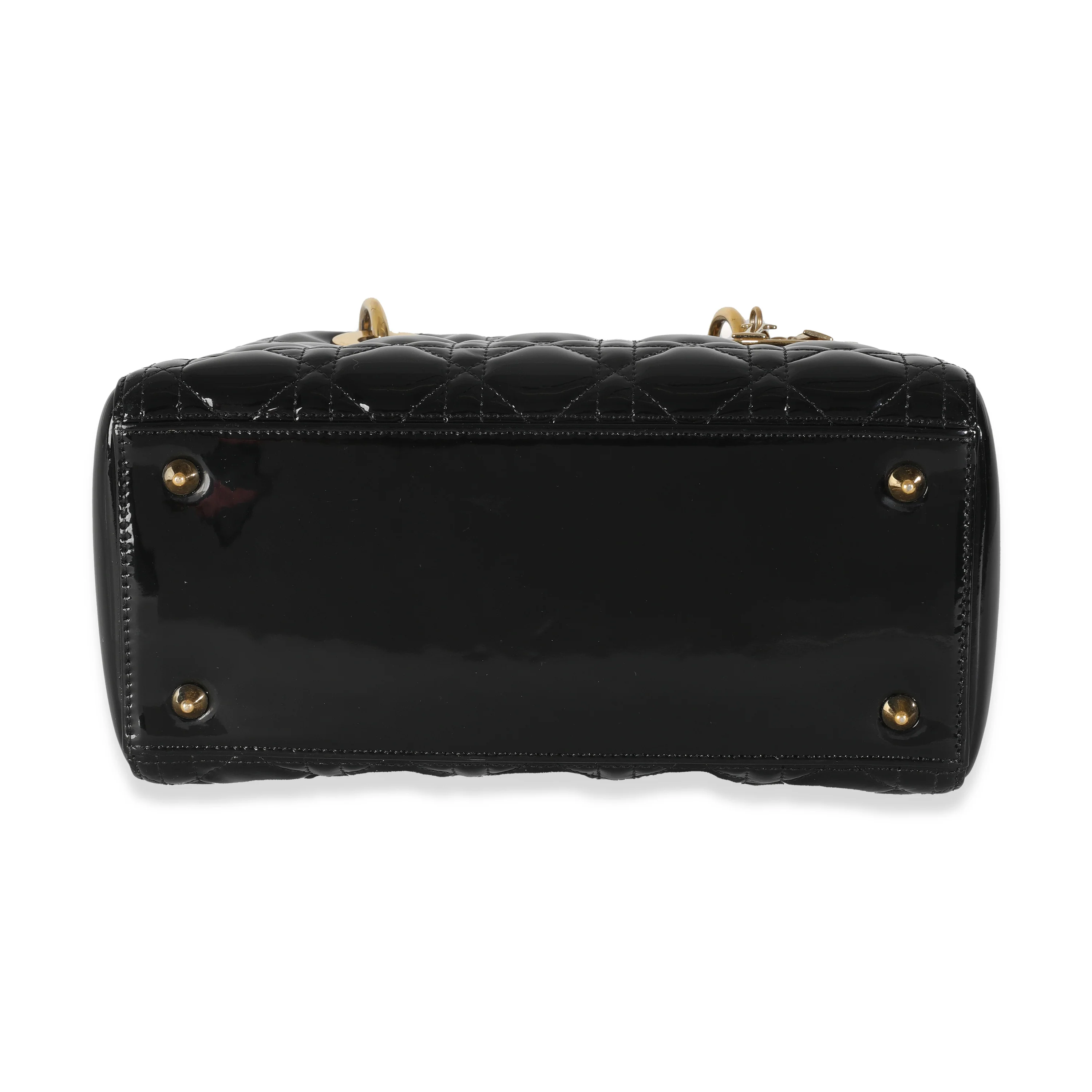 Black Patent Cannage Medium Lady Dior - Image 5