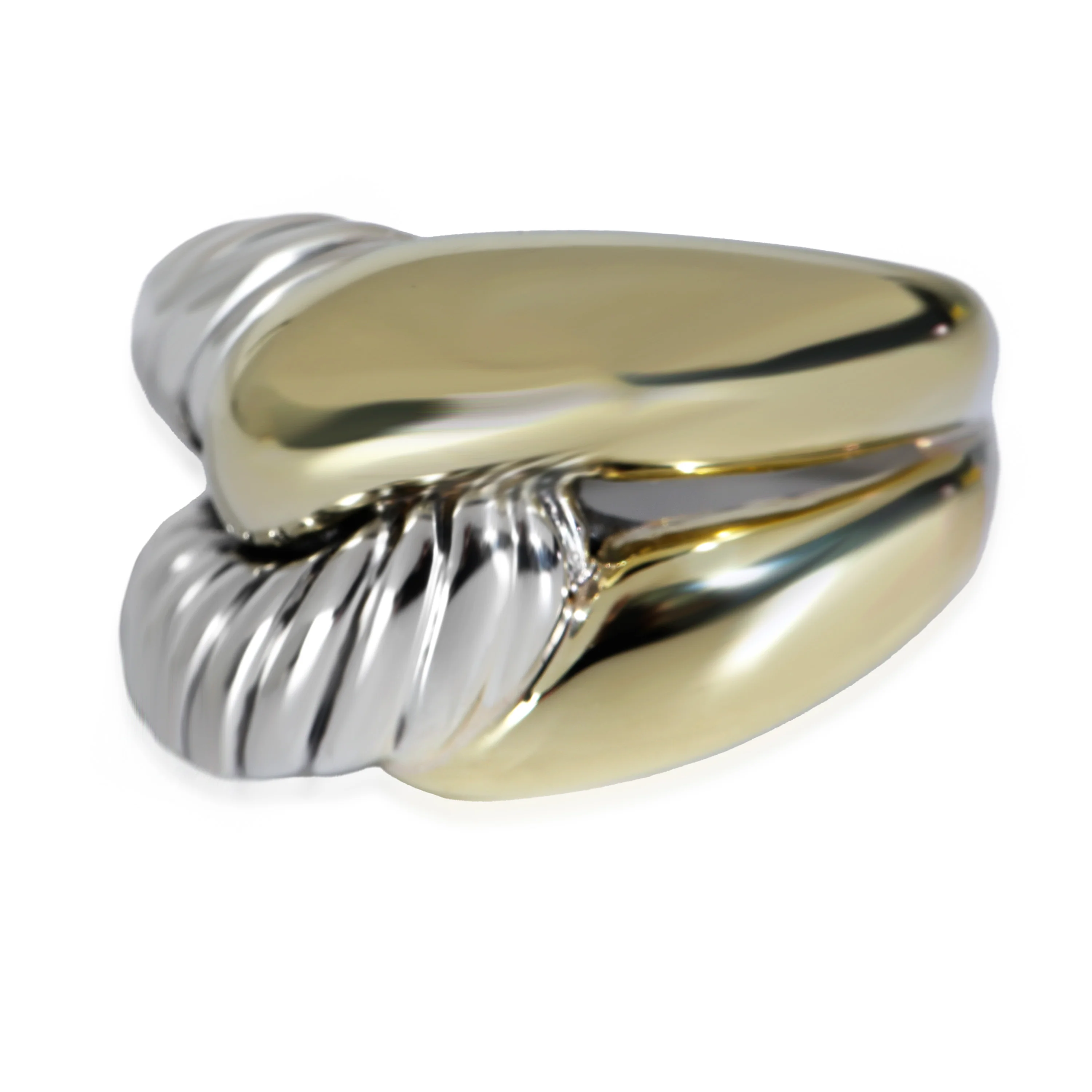 Labyrinth Ring in 14k Yellow Gold/Sterling Silver
