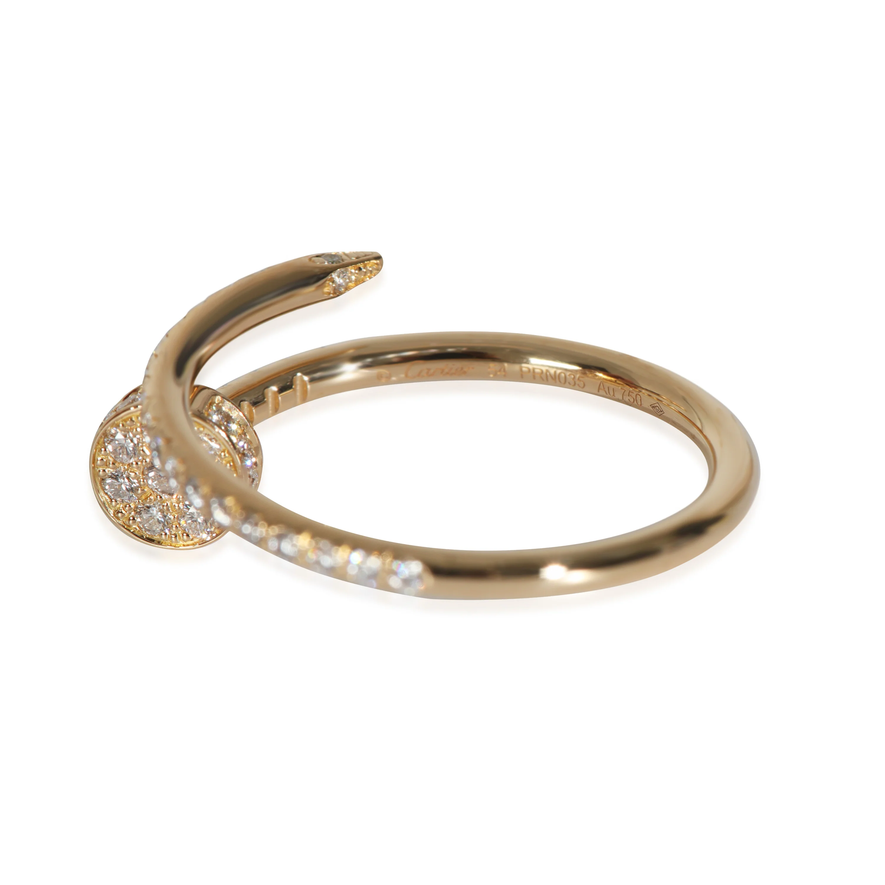 Juste Un Clou, Small Model, Diamonds (Yellow Gold) - Image 2