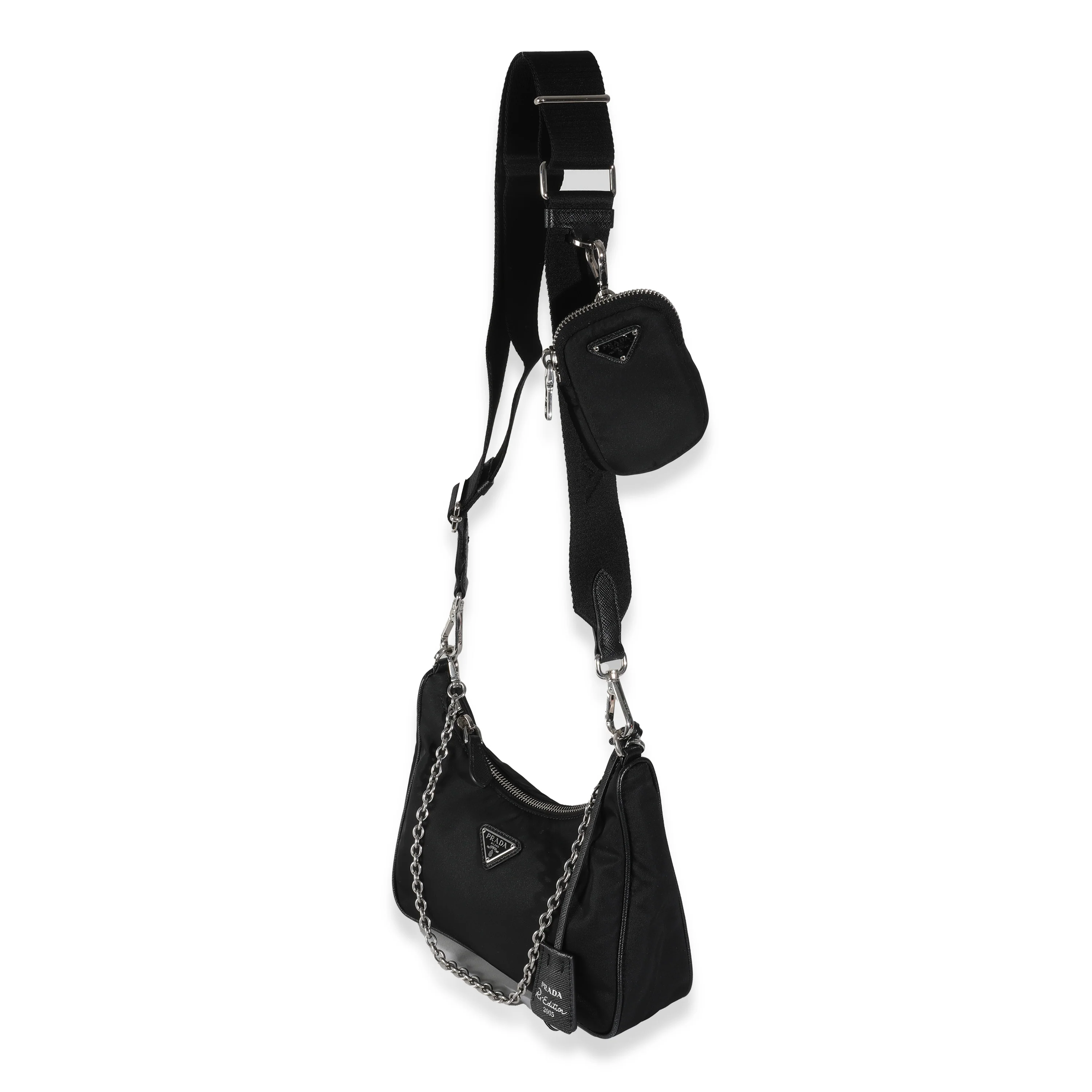 Black Re-Nylon Re-Edition 2005 Bag - Image 2