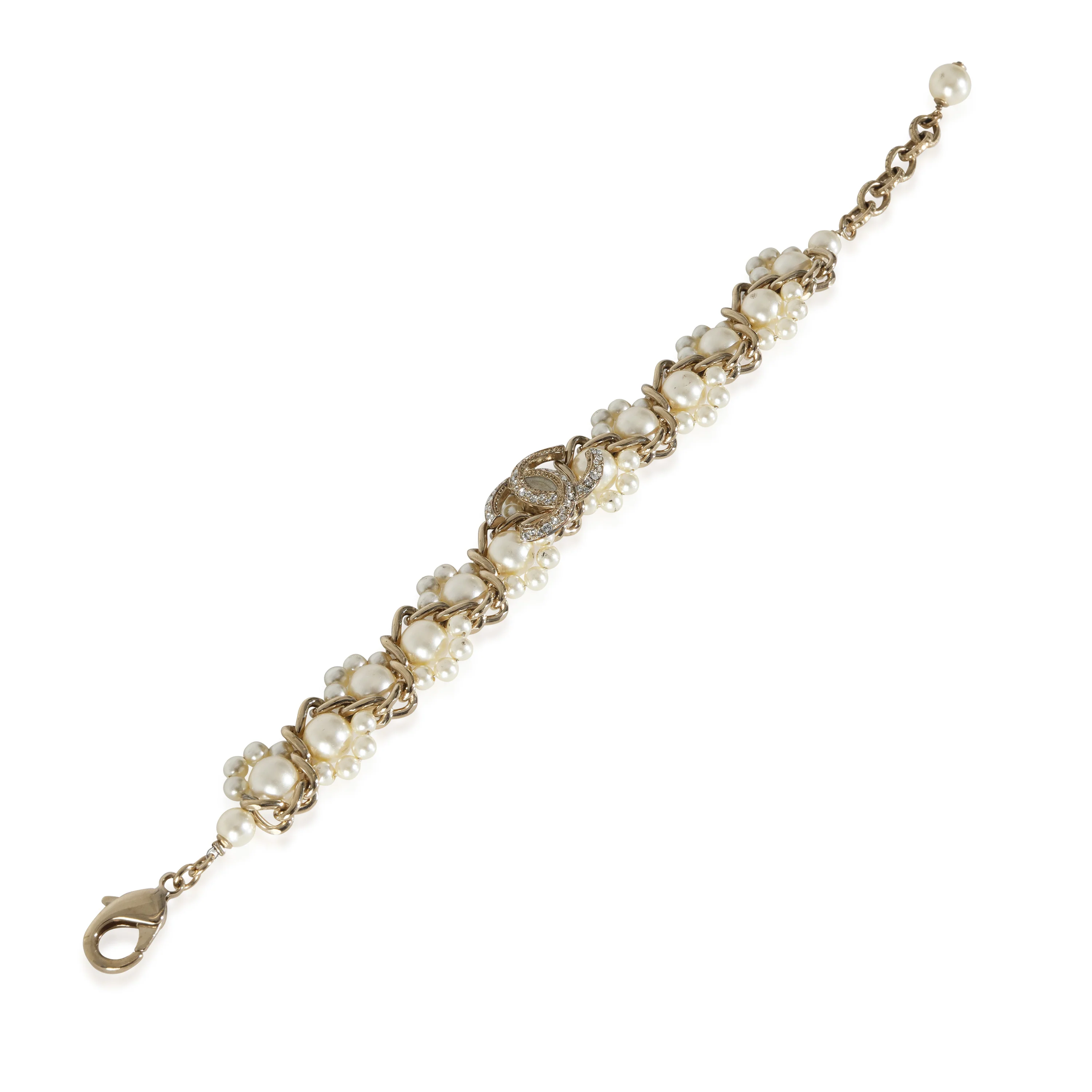 2017 Pearl Woven Bracelet in Gold Plated - Image 3