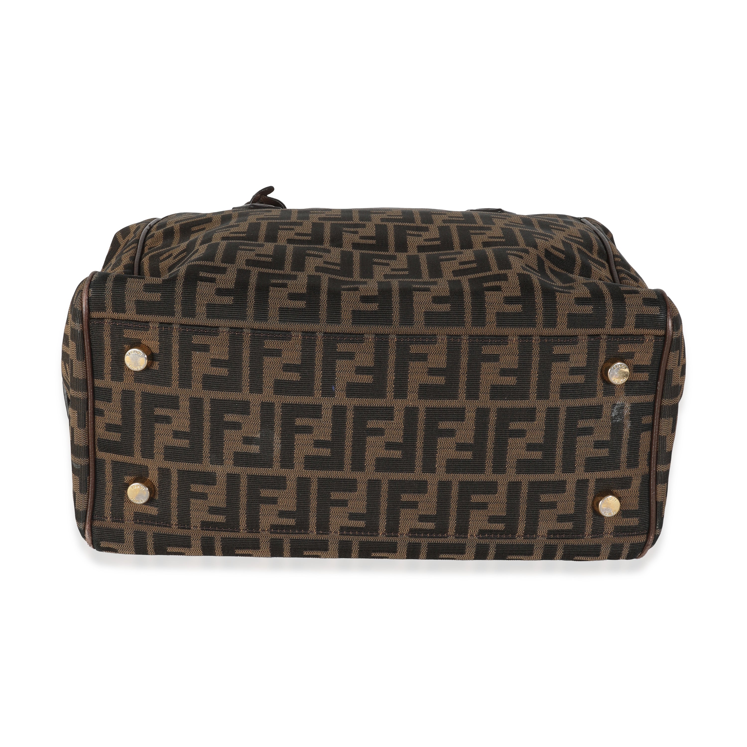Tobacco Zucca Canvas Double Zip Boston Tote - Image 5