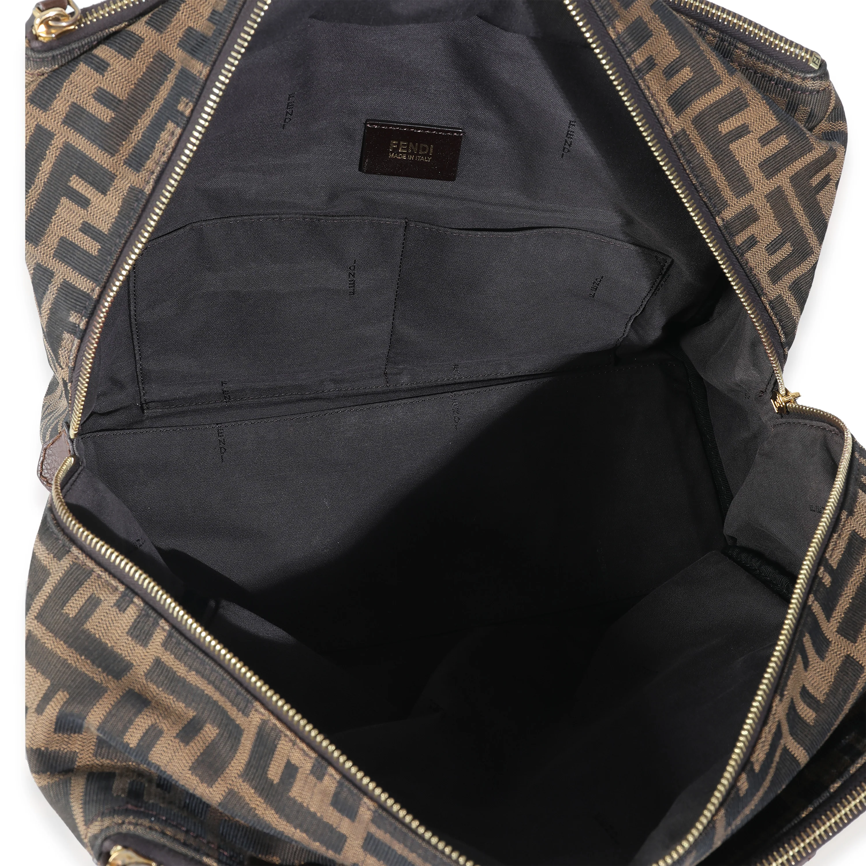 Tobacco Zucca Canvas Double Zip Boston Tote - Image 8