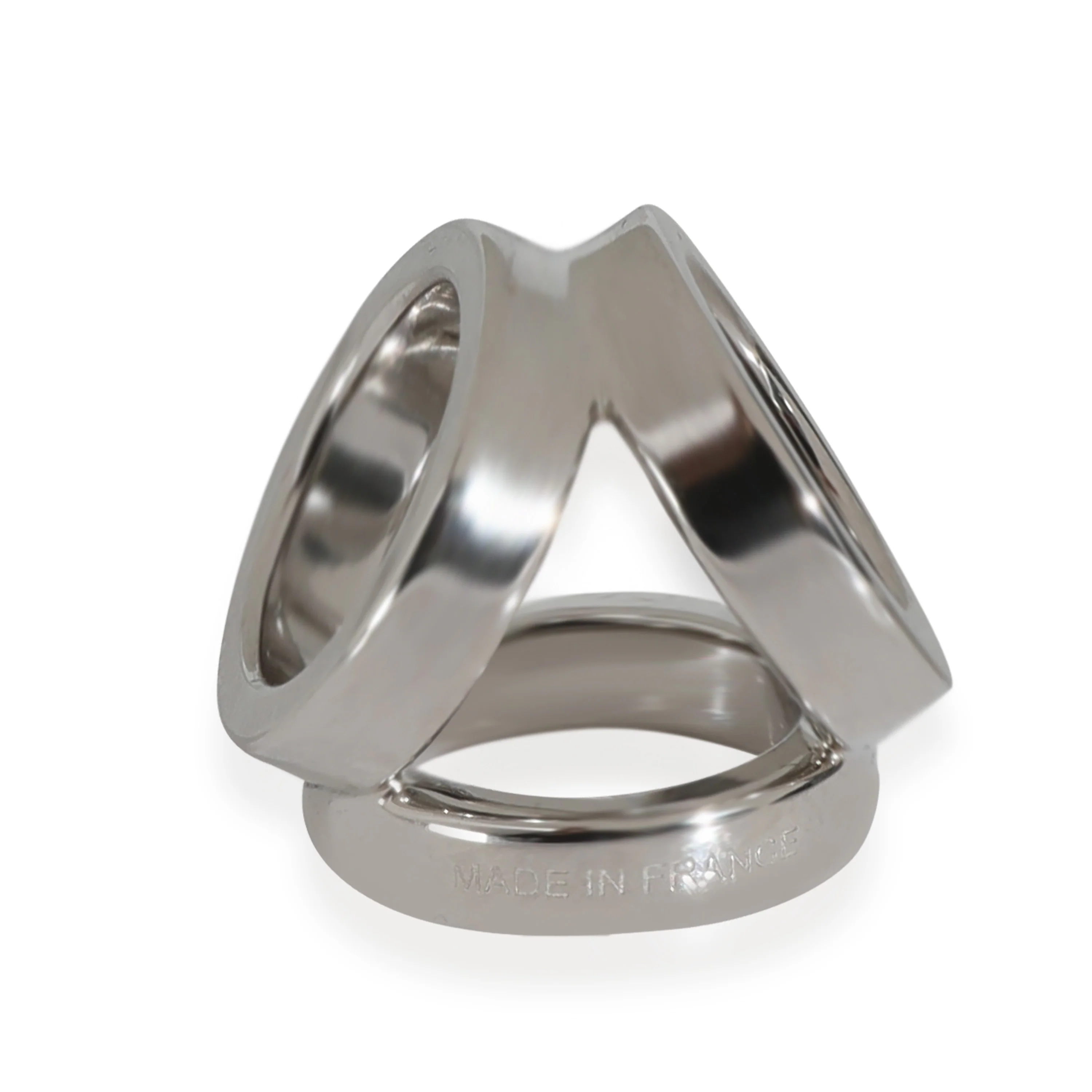 Palladium Plated Mini Trio Twilly Ring - Image 3