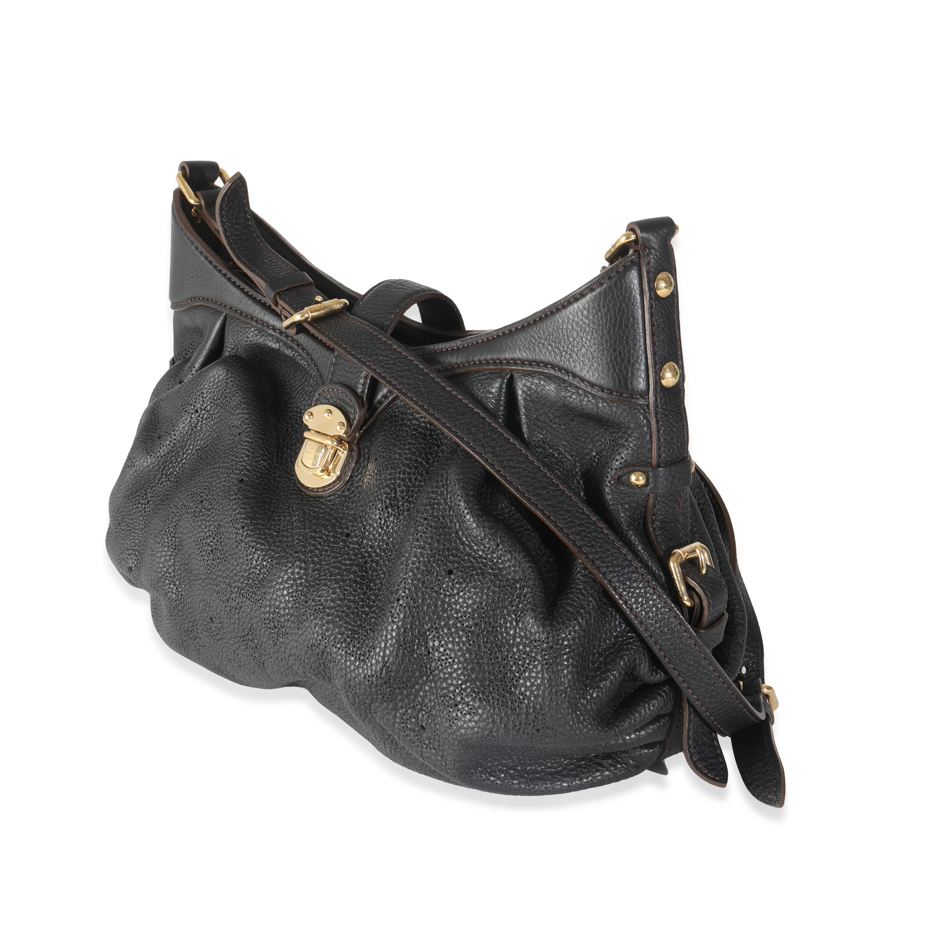 Black Monogram Mahina XS Hobo - Image 2