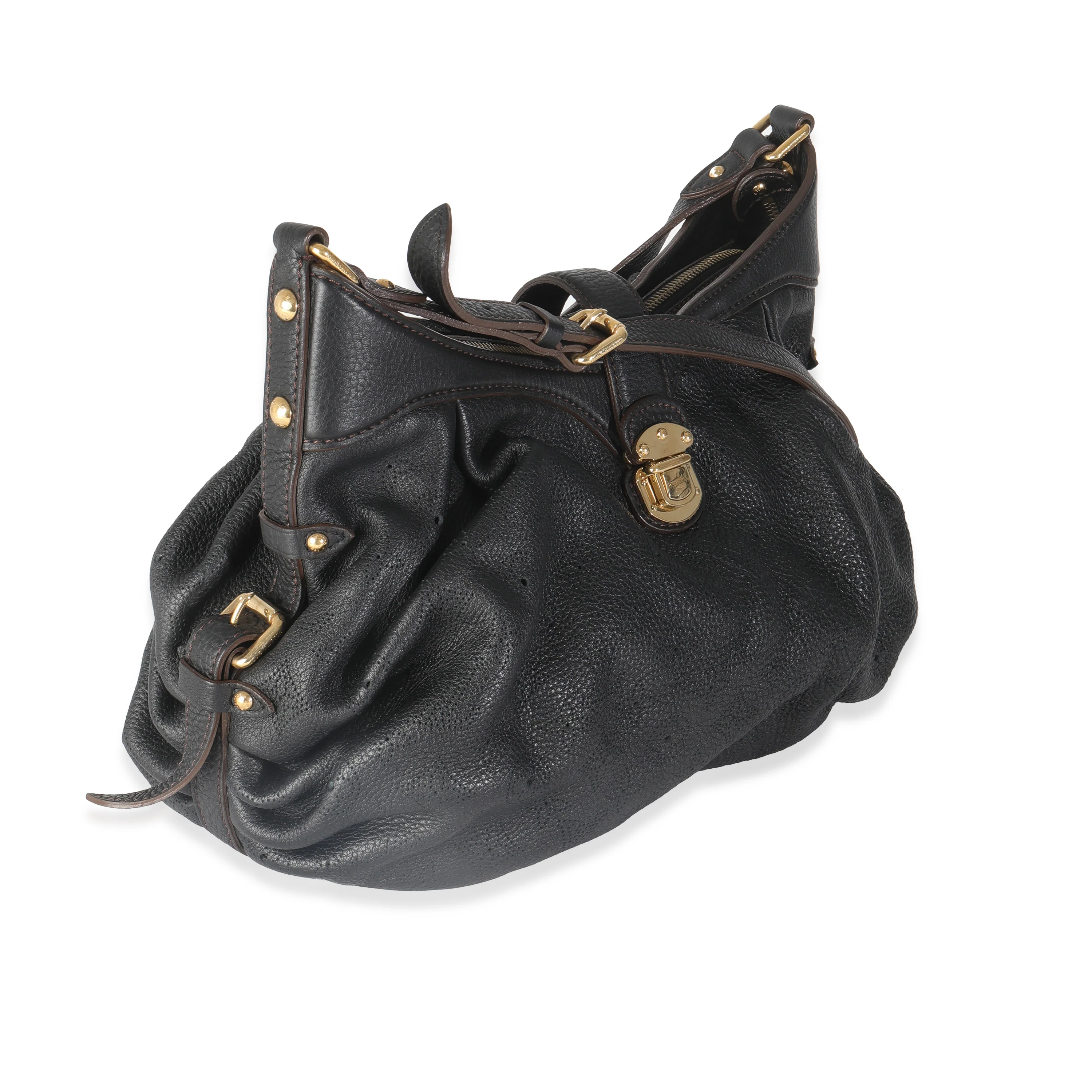 Black Monogram Mahina XS Hobo - Image 3