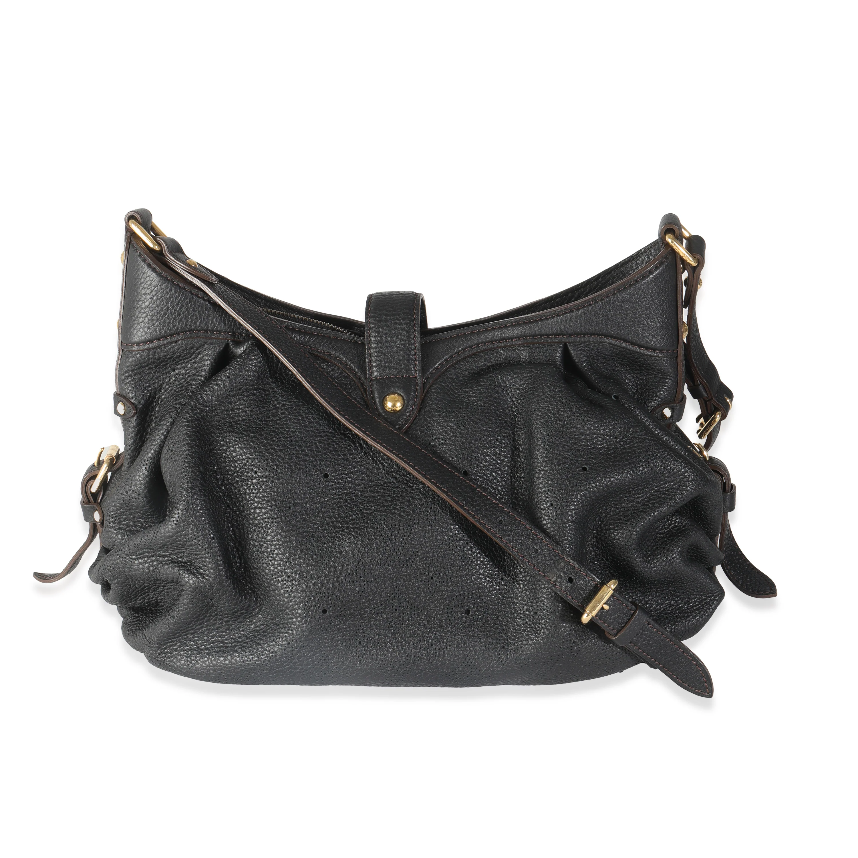 Black Monogram Mahina XS Hobo - Image 4