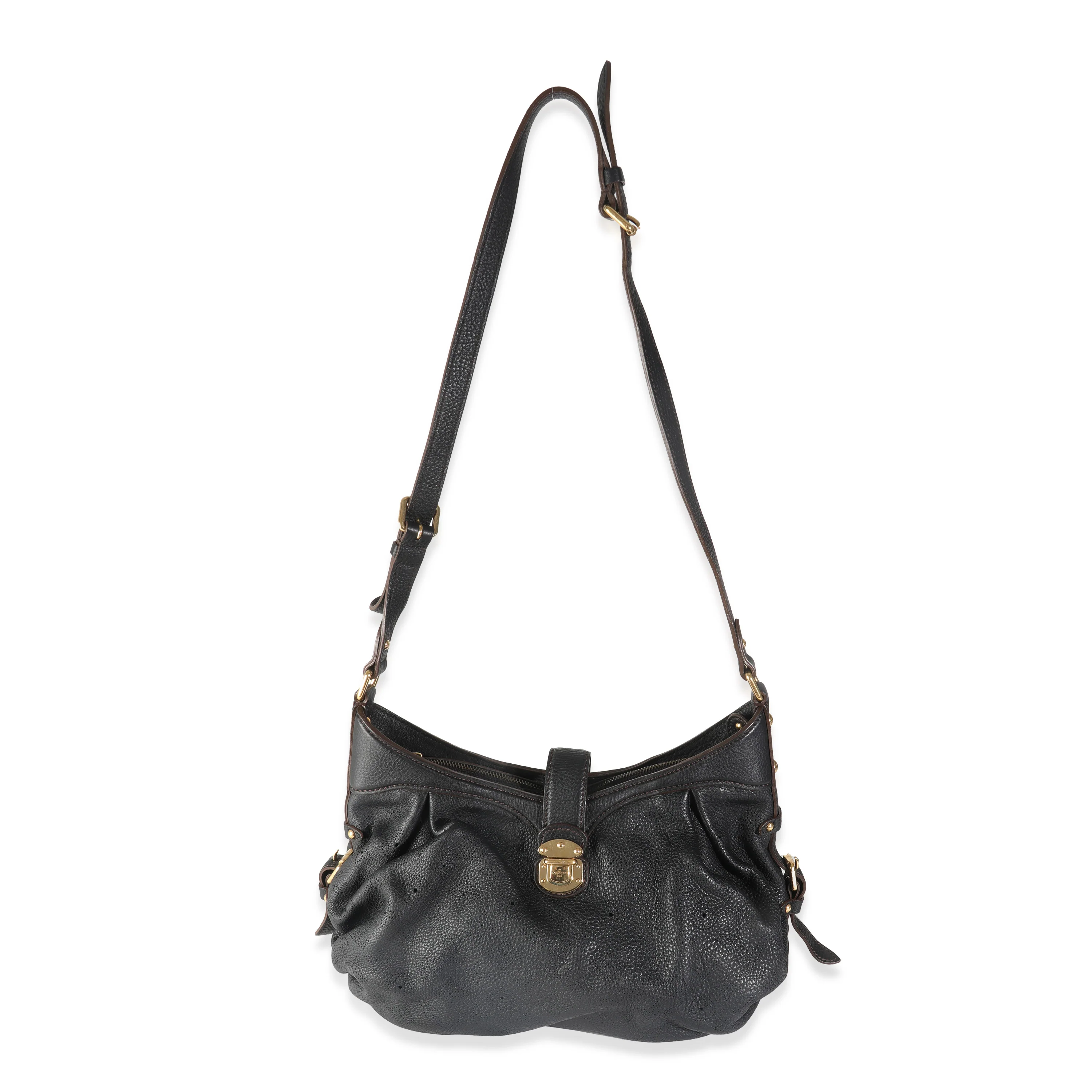 Black Monogram Mahina XS Hobo - Image 8
