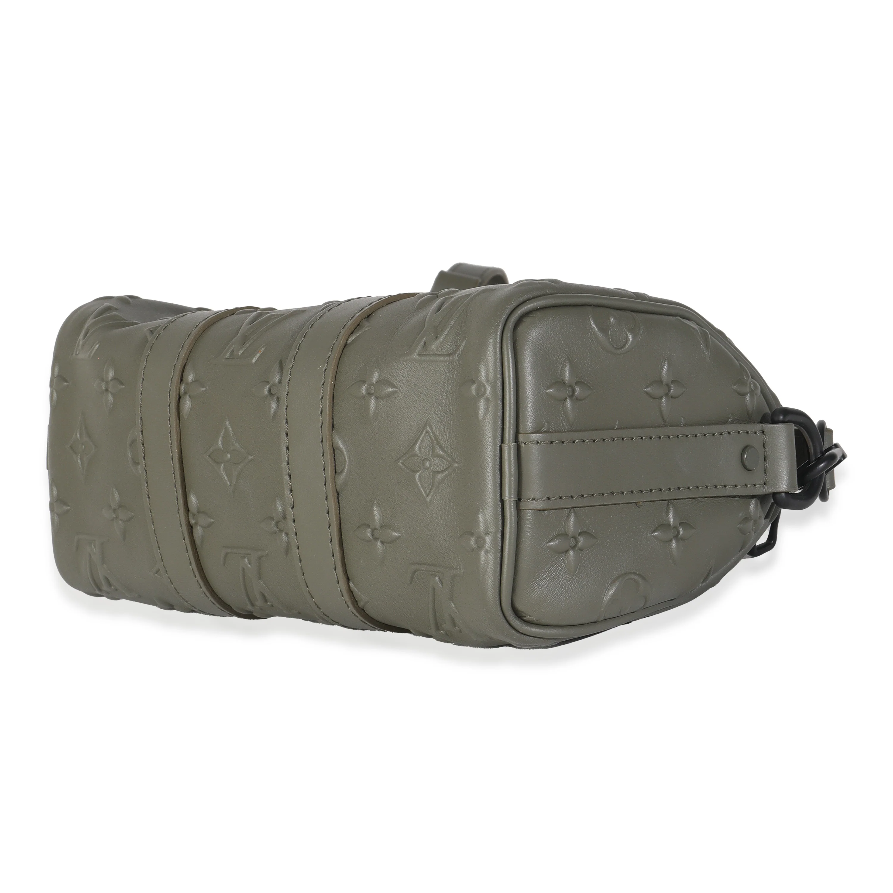 Khaki Embossed Monogram Seal Keepall XS - Image 7