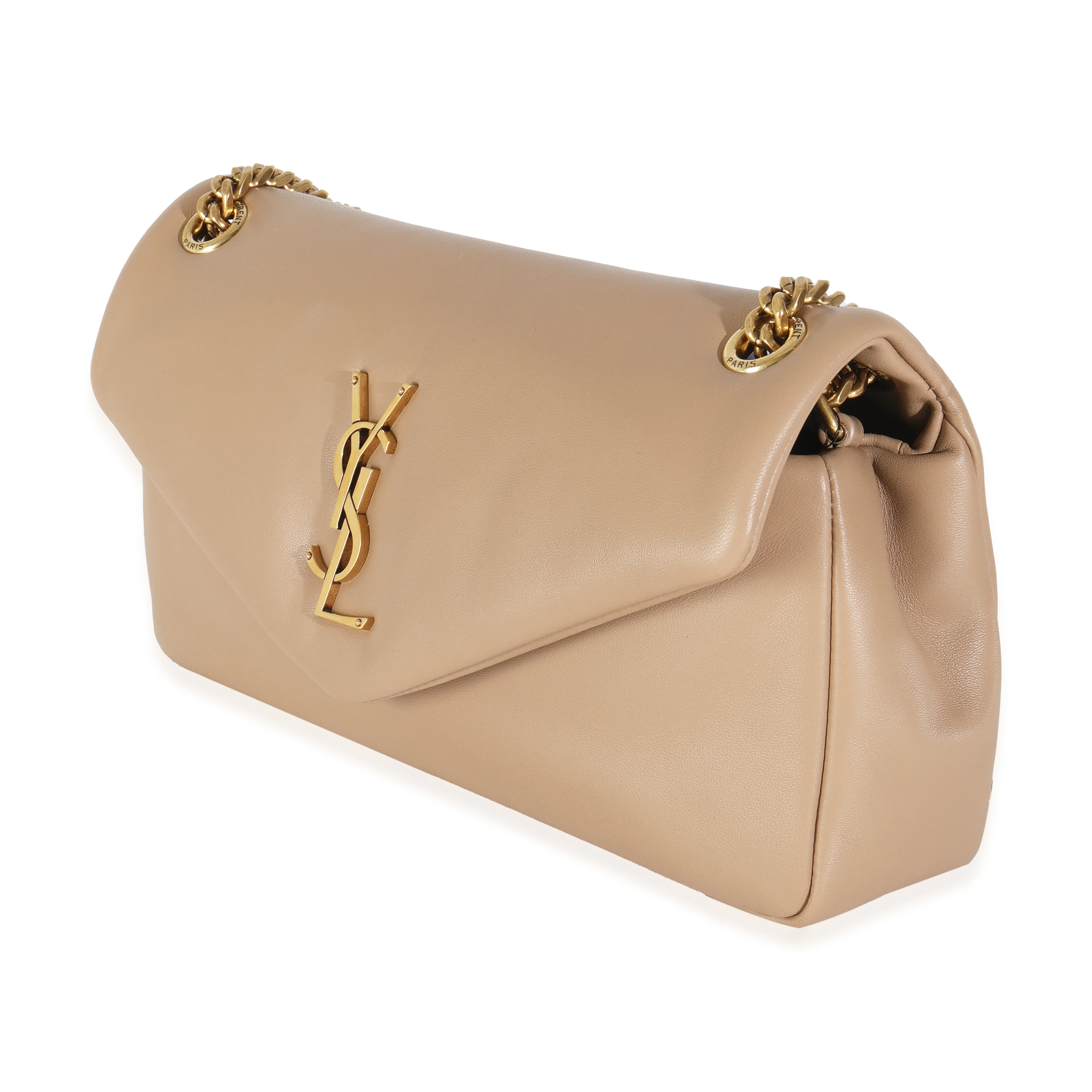 Dark Toffee Plunged Lambskin Small Calypso - Image 2