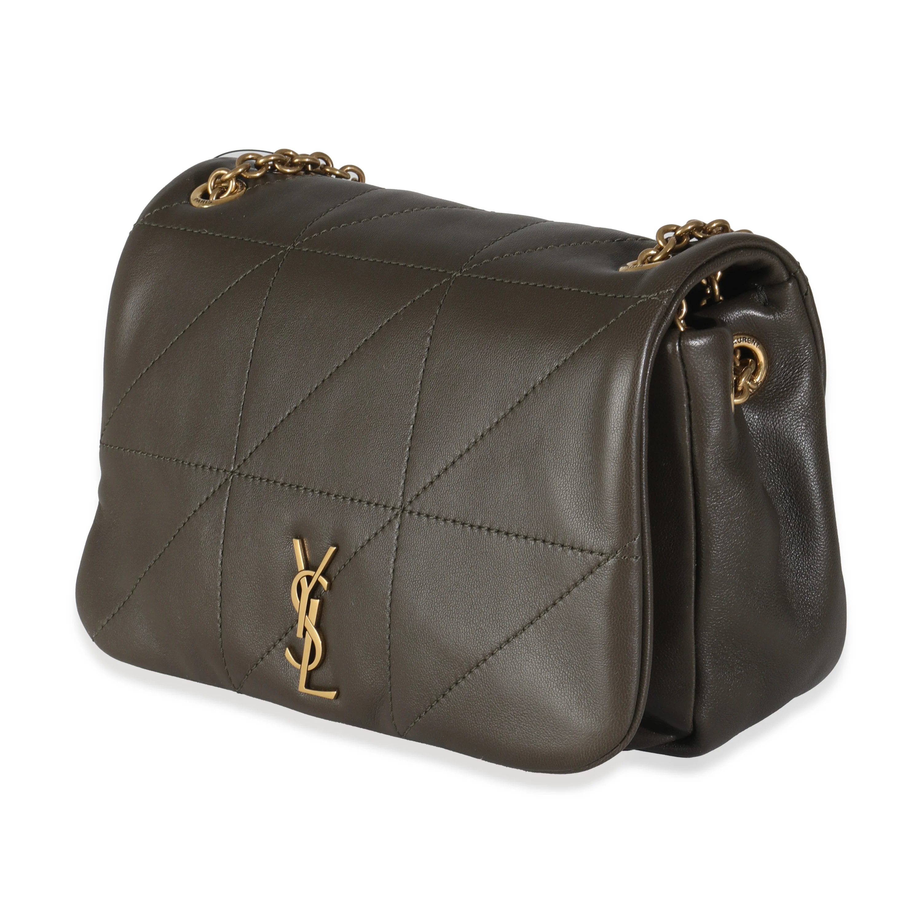 Olive Lambskin Matelasse Monogram Mini Jamie 4.3 - Image 2