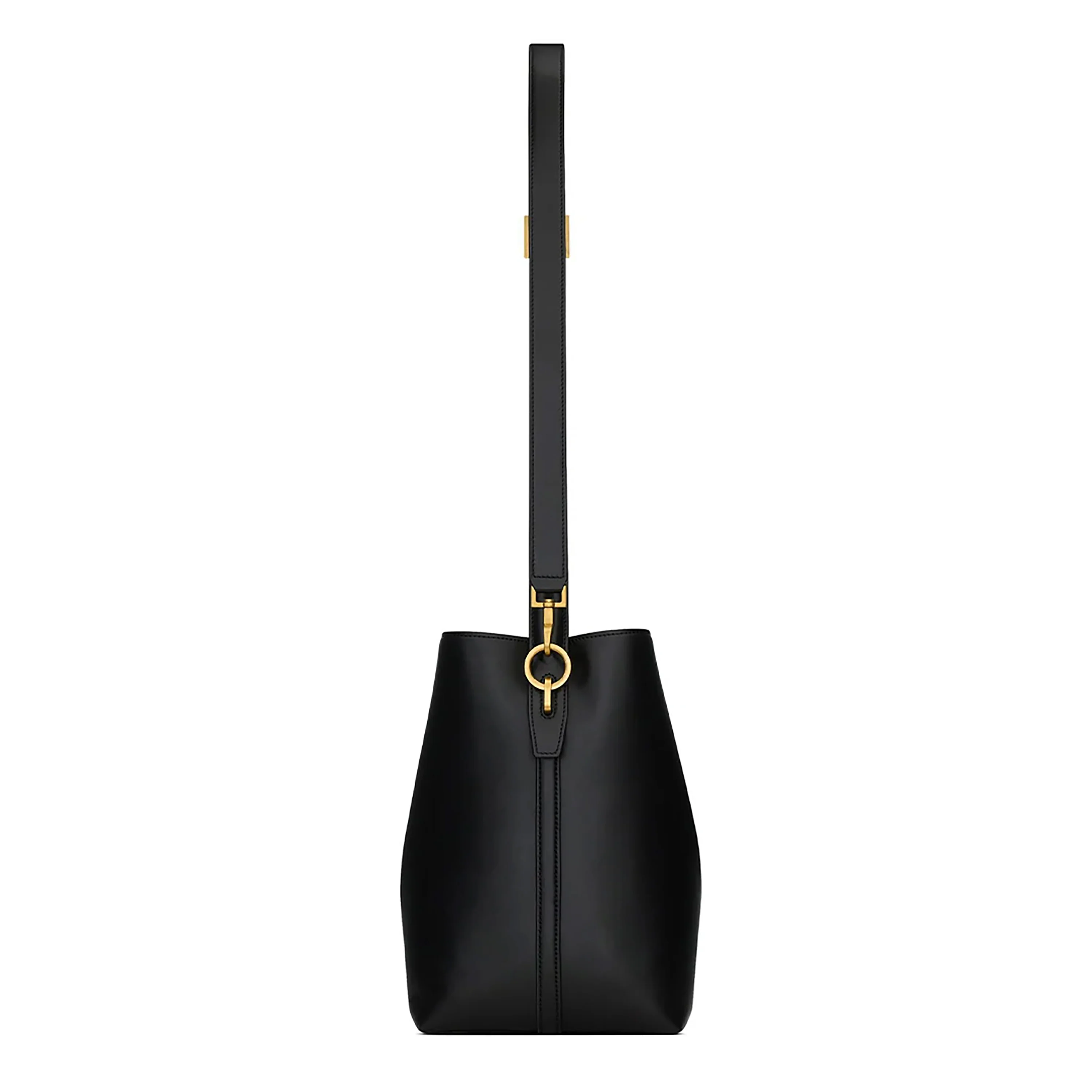 Black Smooth Calfskin Le 37 Bucket Bag - Image 2