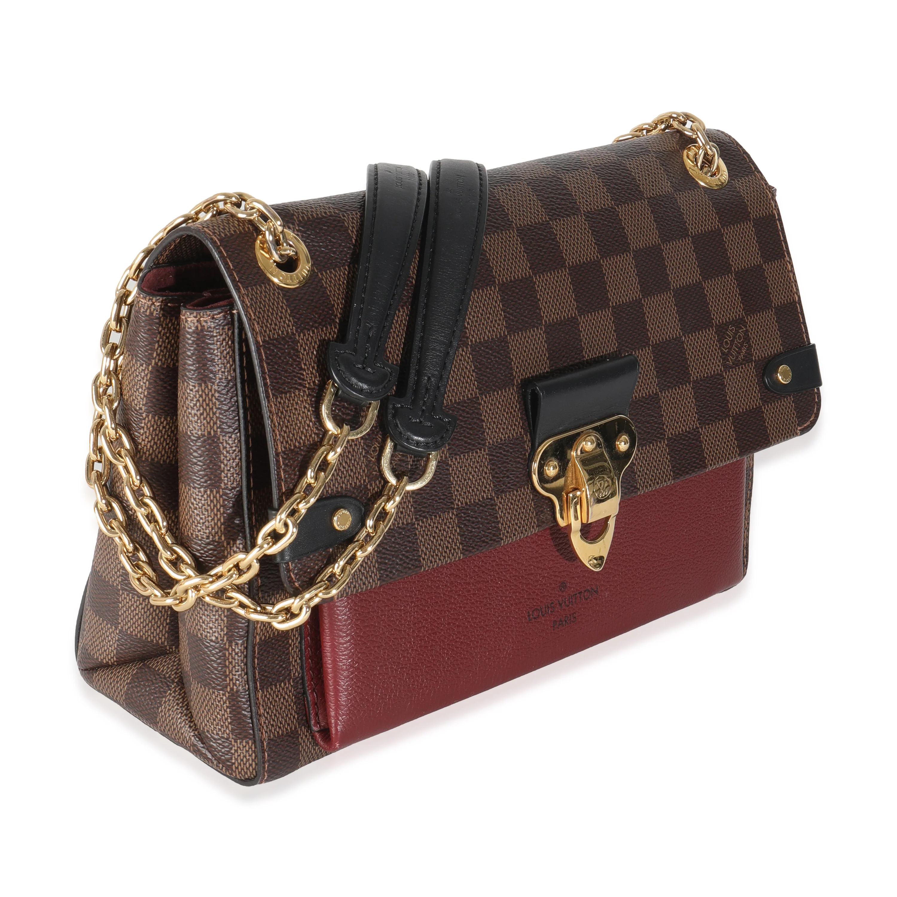 Bordeaux Damier Ebene Canvas Vavin PM - Image 3