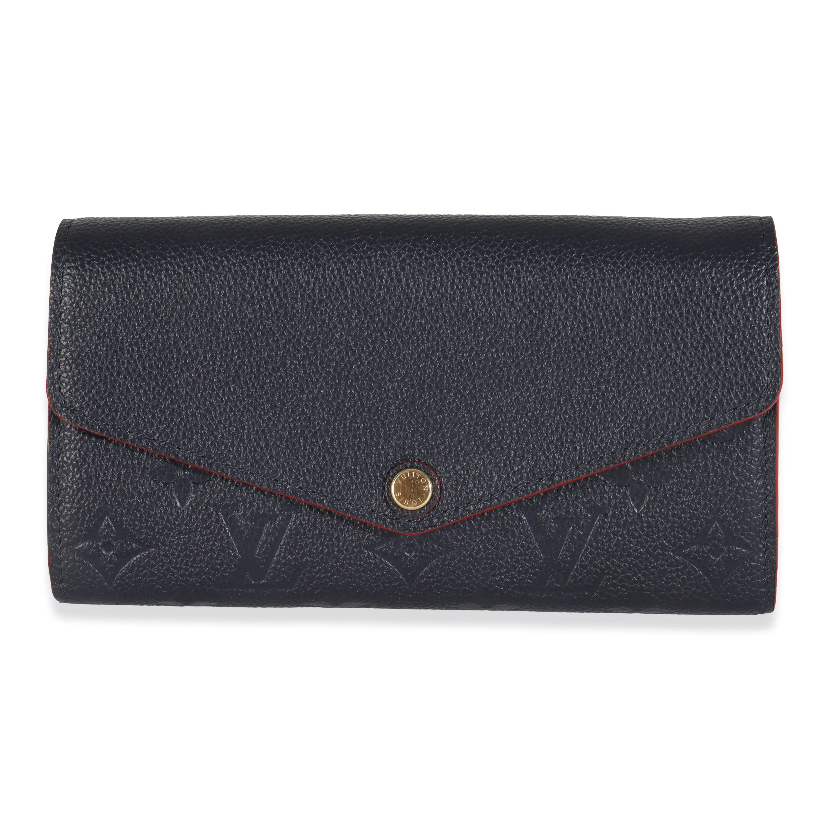 Marine Rouge Monogram Empreinte Sarah Wallet