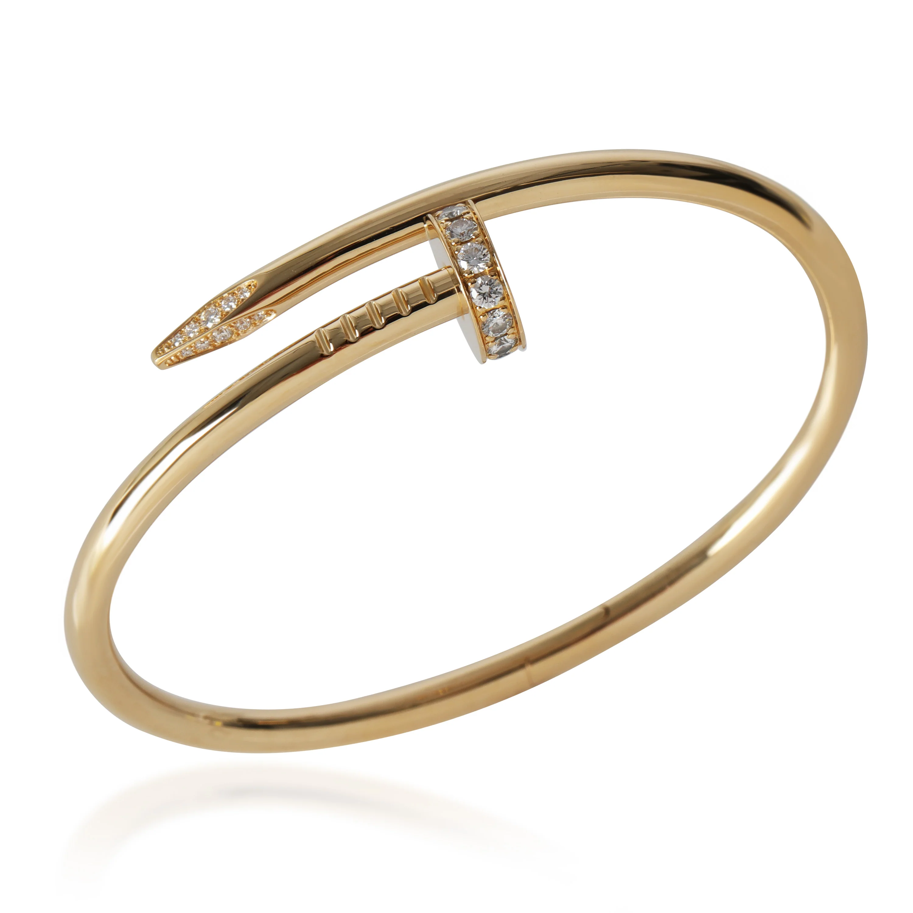 Juste Un Clou Bracelet, Diamonds (Yellow Gold) - Image 3