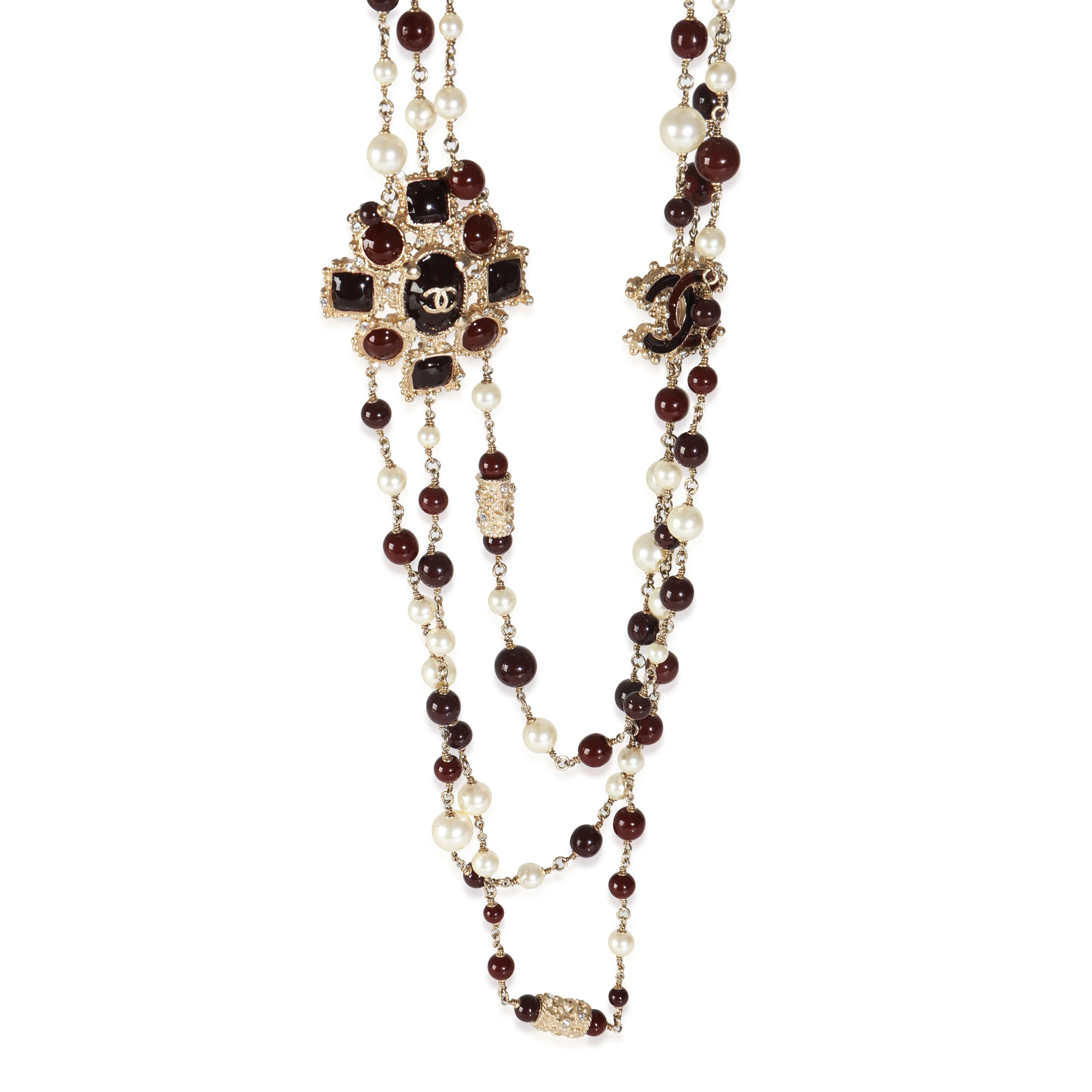 2012 Necklace in  Gold Plated