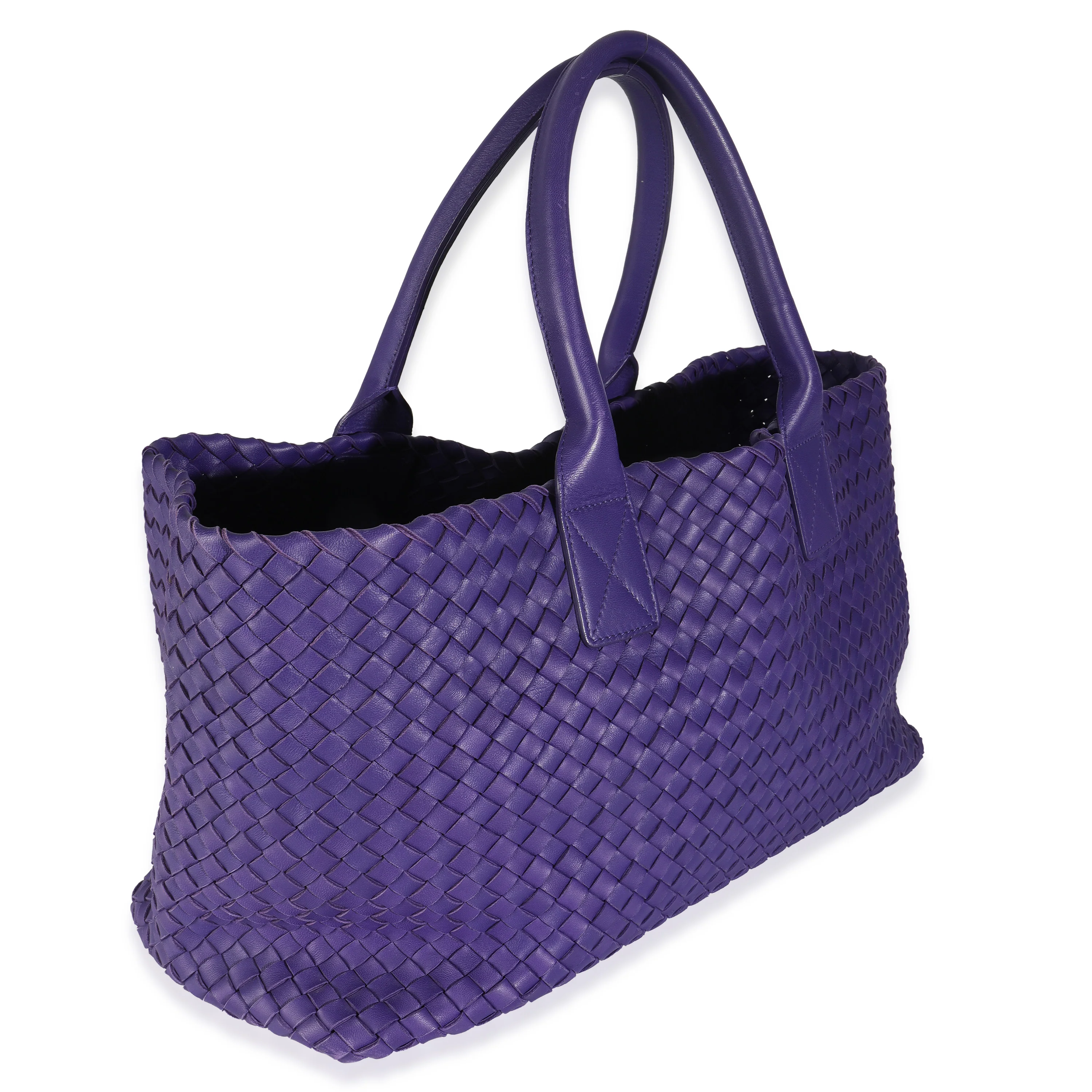 Purple Nappa Intrecciato Medium Cabat - Image 3