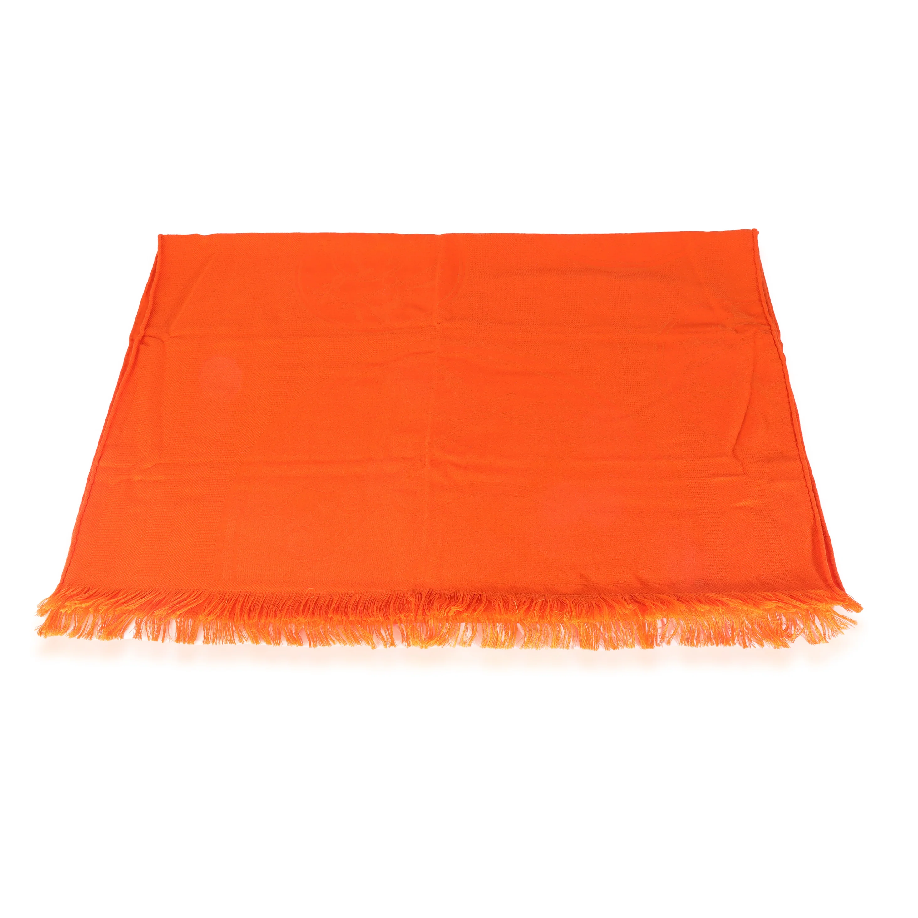 Orange Vif Cashmere New Libris Stole - Image 3