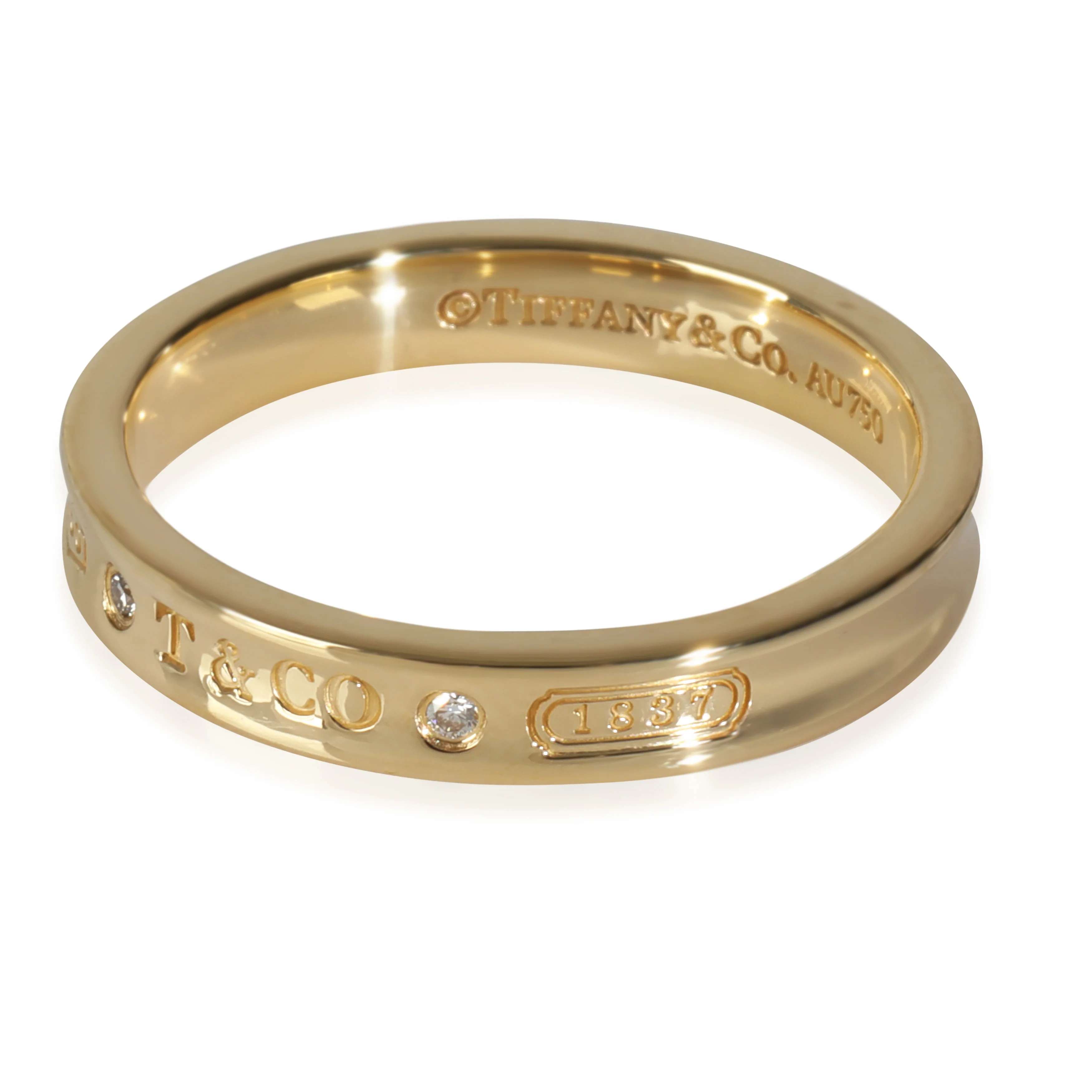 Yellow Gold Diamond 1837 Ring - Image 2