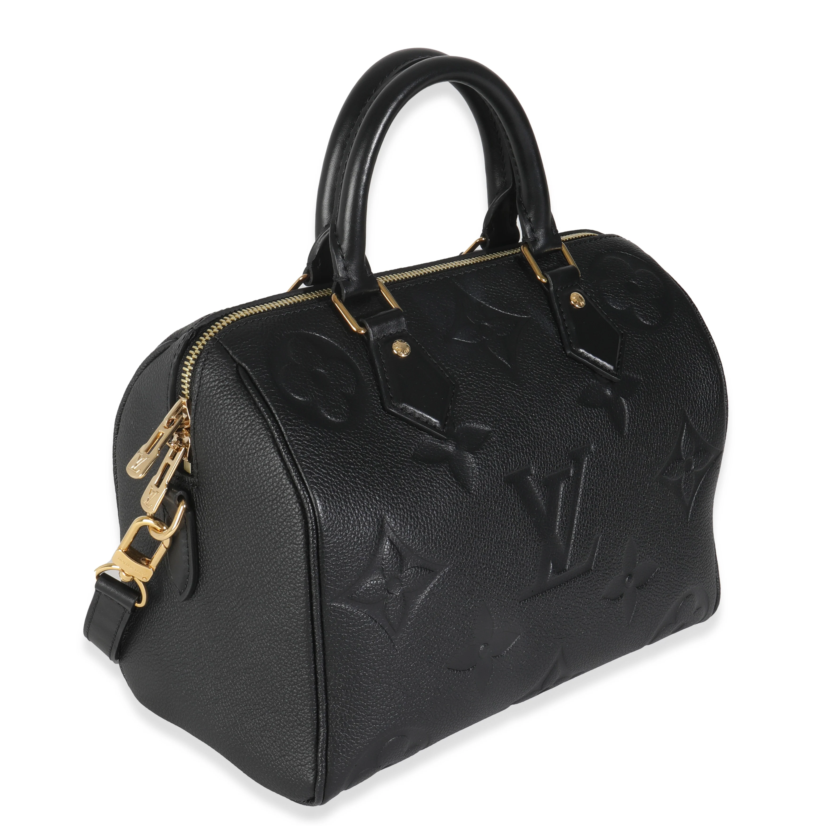 Black Monogram Empreinte Speedy Bandouliere 25 - Image 3