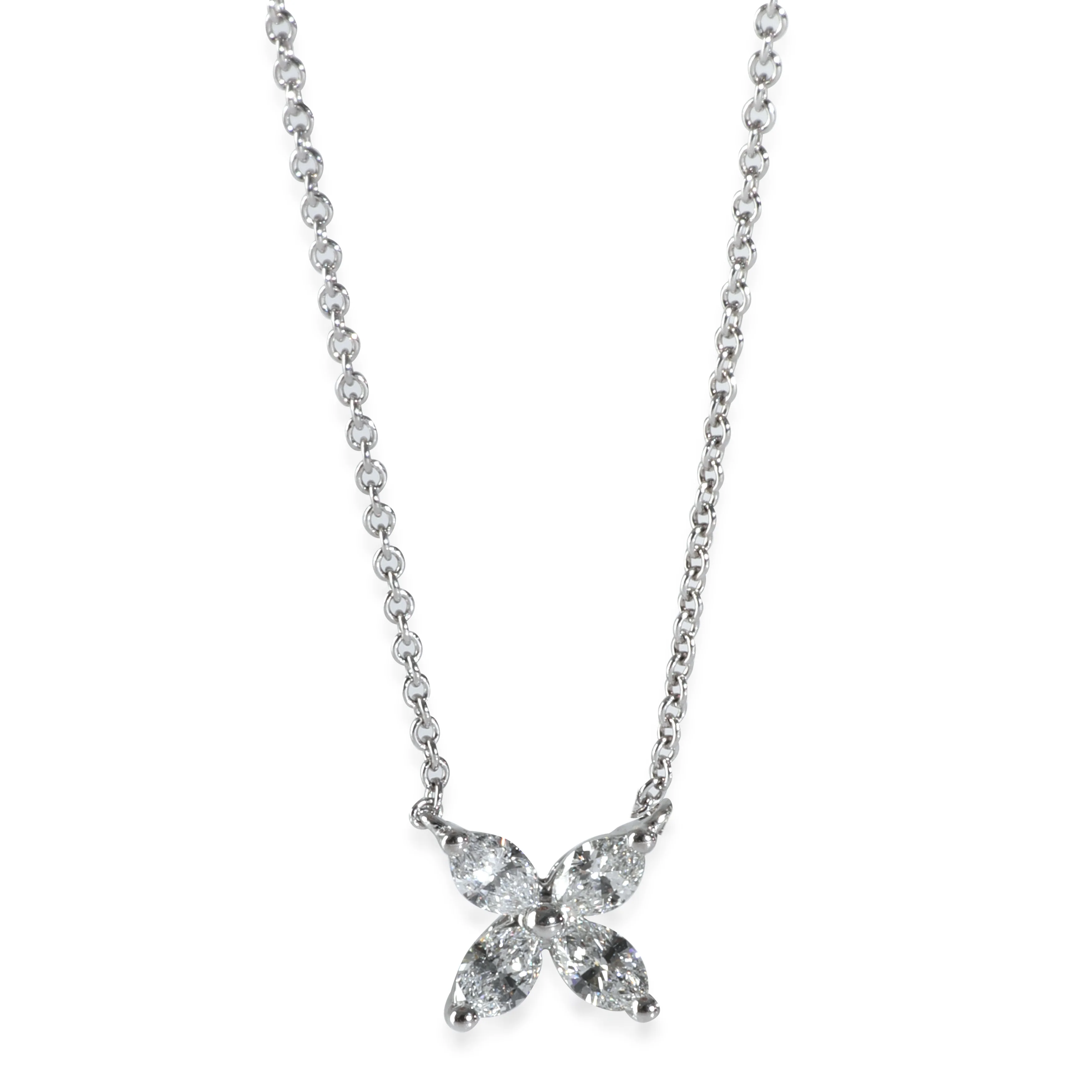 Platinum Small Model Victoria Pendant