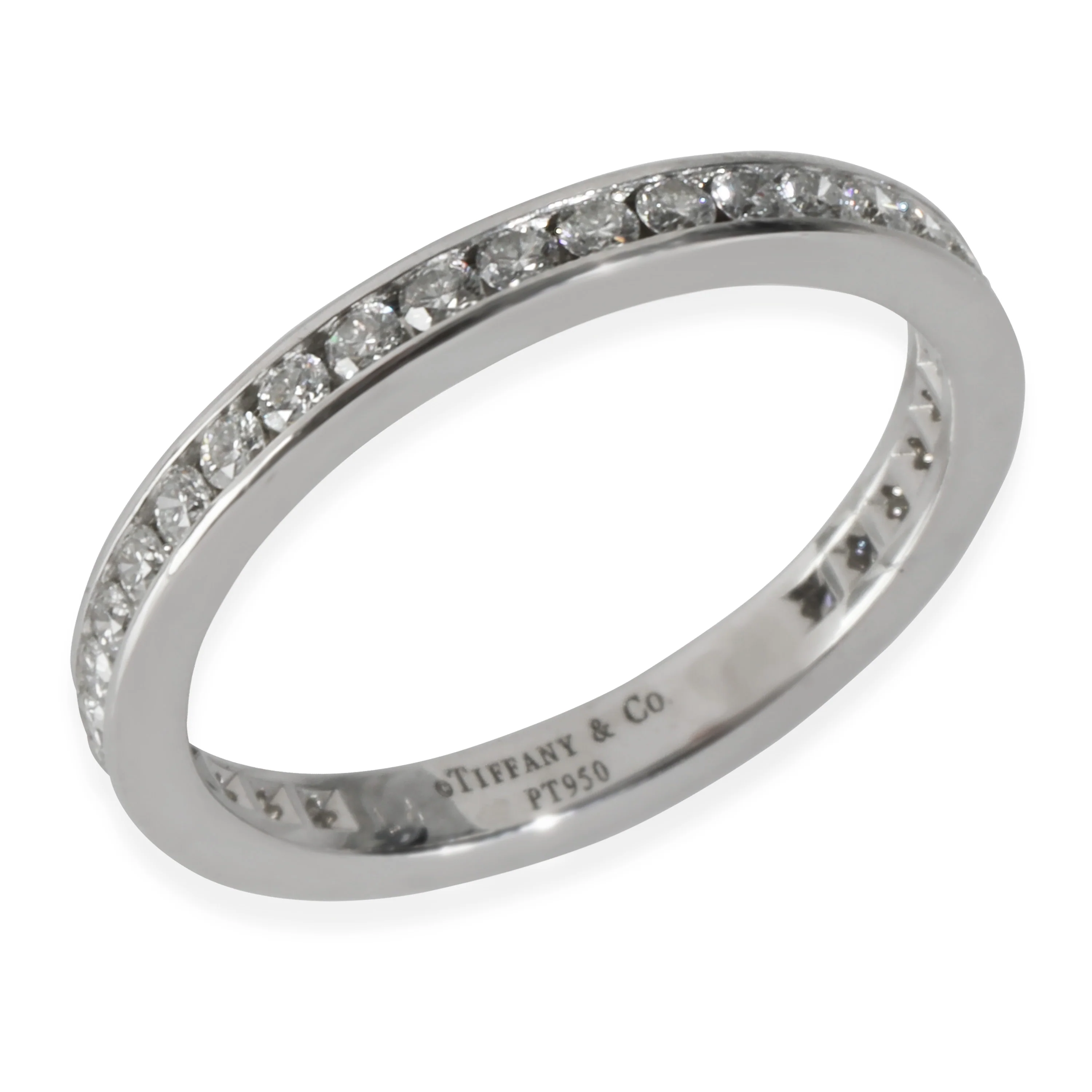 Platinum Channel Set Eternity Band - Image 4