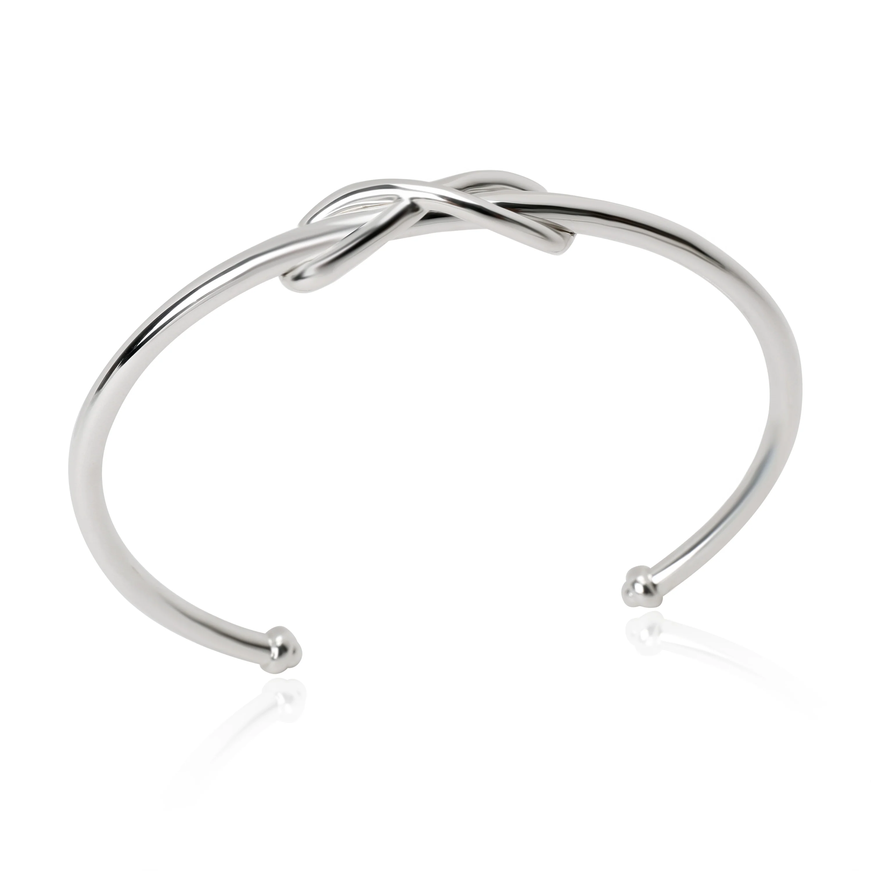 Sterling Silver Infinity Cuff Bracelet - Image 2