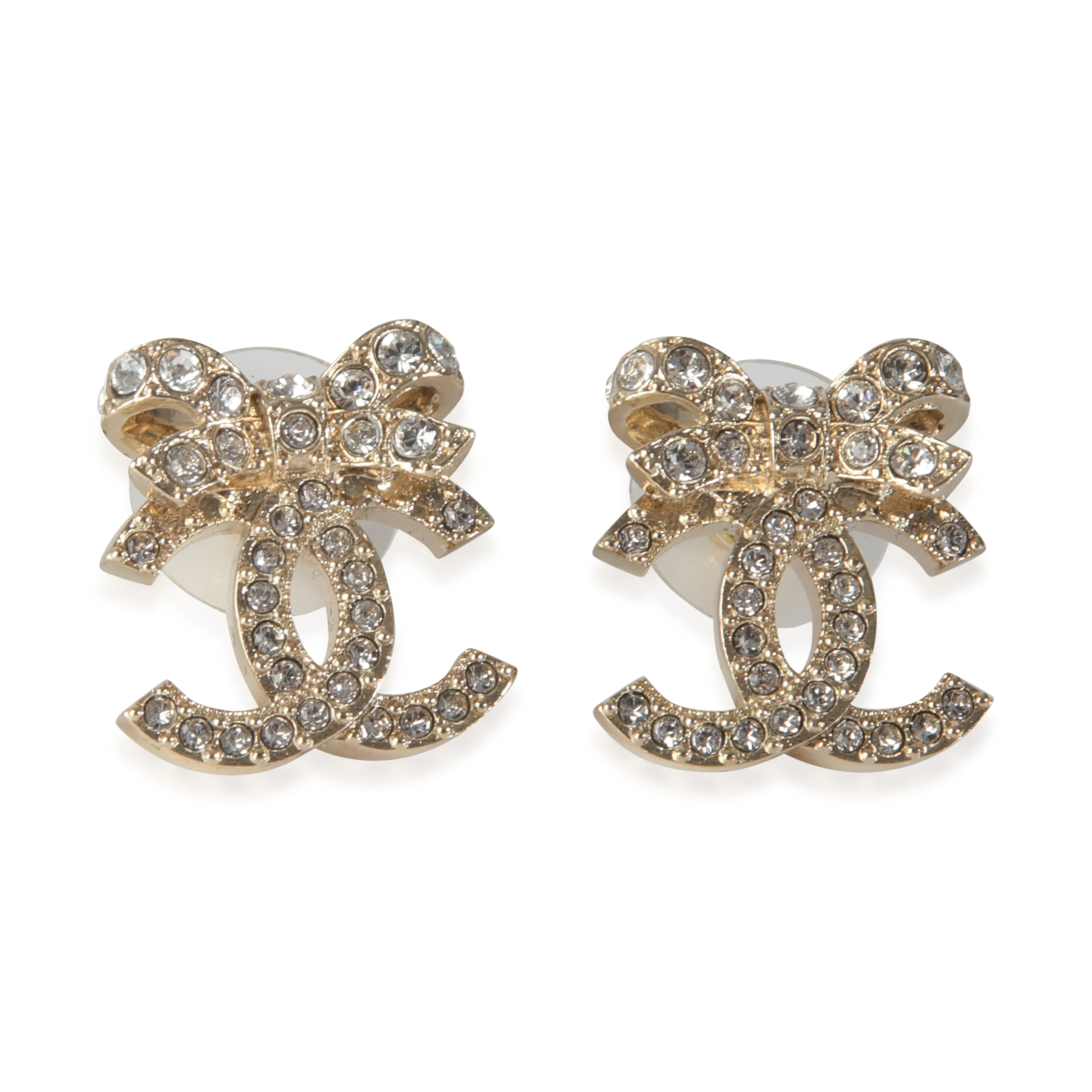 Gold-Plated  2023 Bow CC Earrings