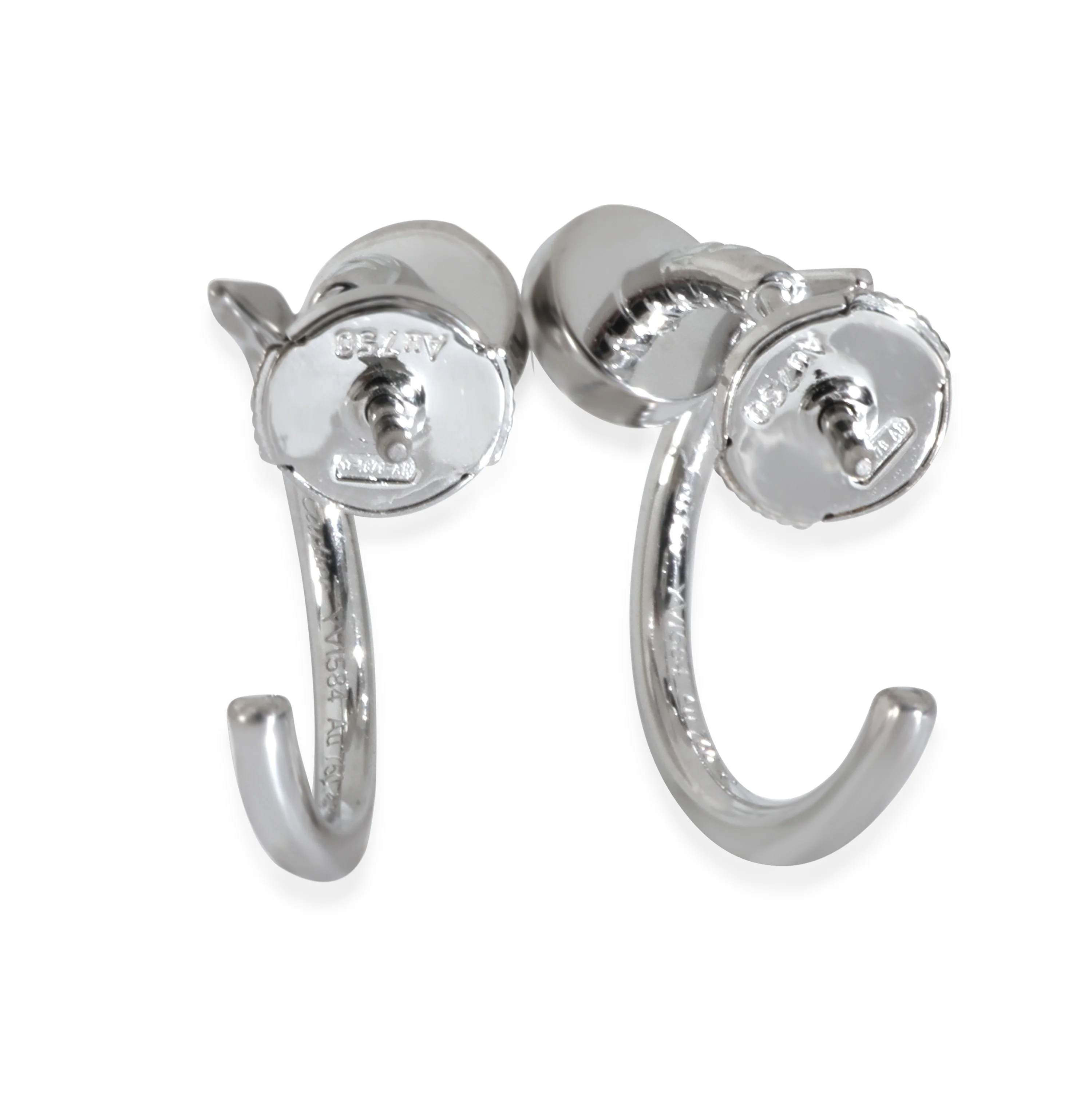 White Gold Small Model Juste Un Clou Earrings - Image 3