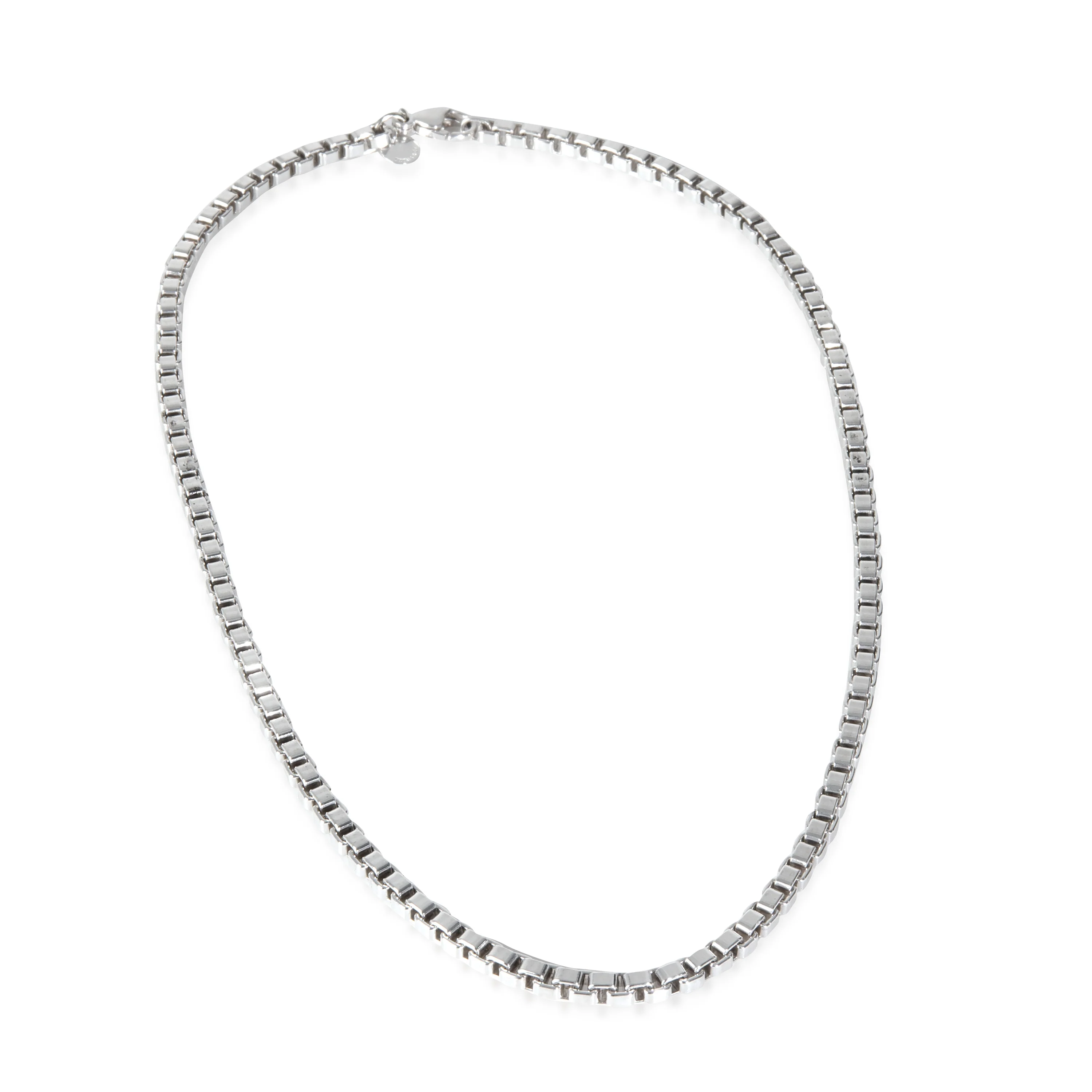 Sterling Silver Venetian Link Necklace - Image 2